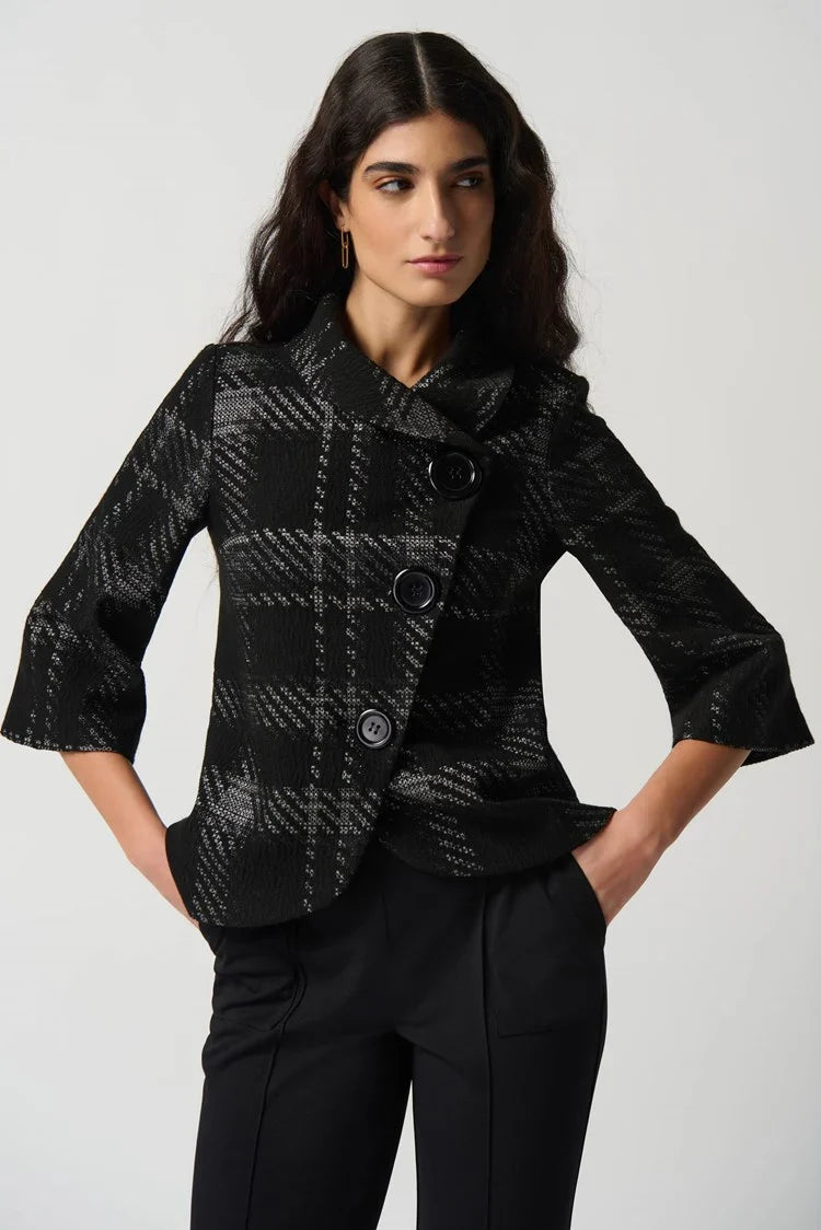 Joseph Ribkoff Brown/Vanilla Jacket Style 232254