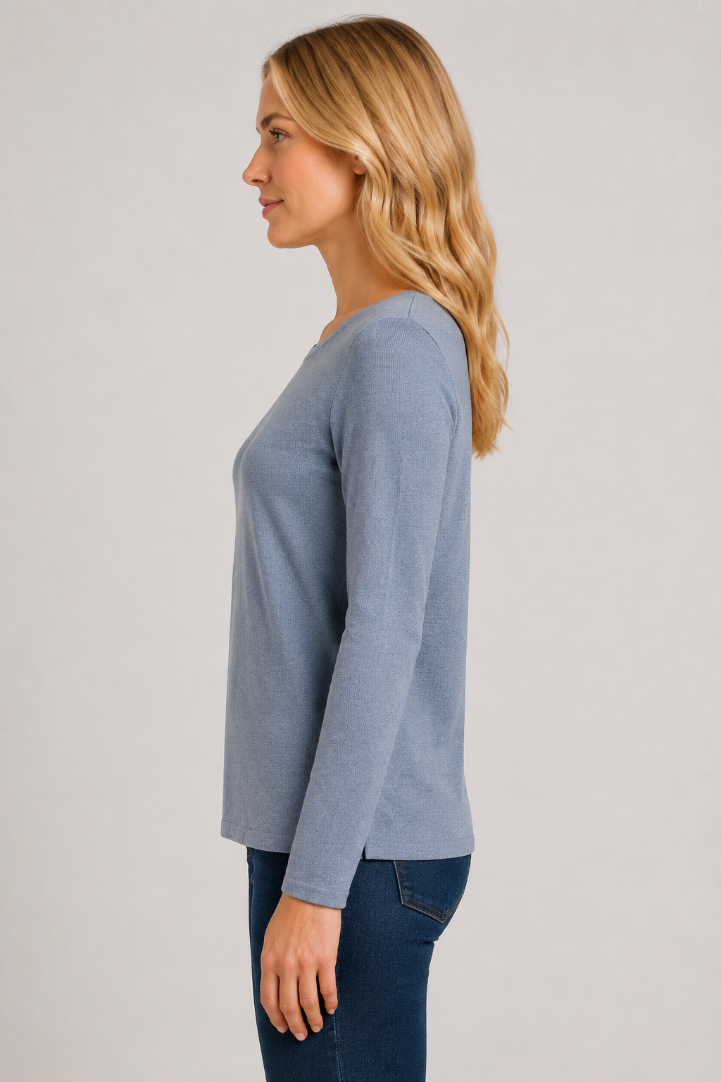 Soya Concepts Dollie Long Sleeve Crew Neck Top - Style 5F33827T