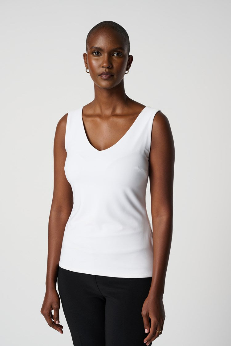 V-Neck Double Layer Cami