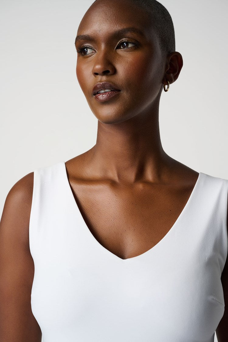 V-Neck Double Layer Cami