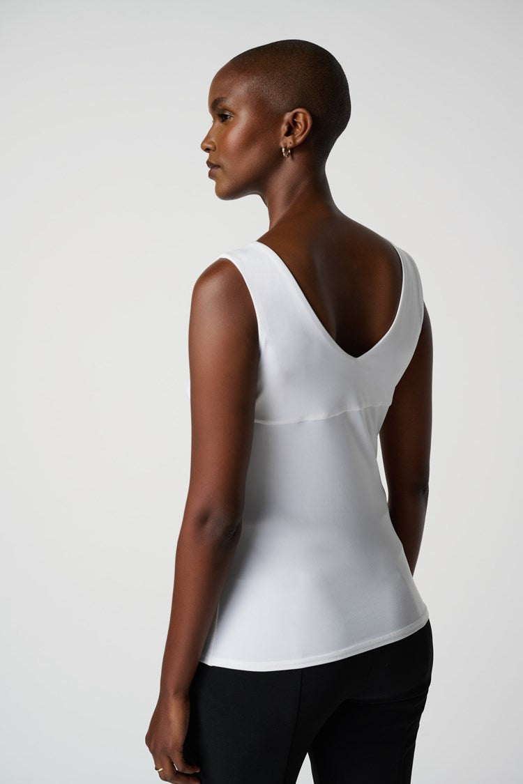 V-Neck Double Layer Cami