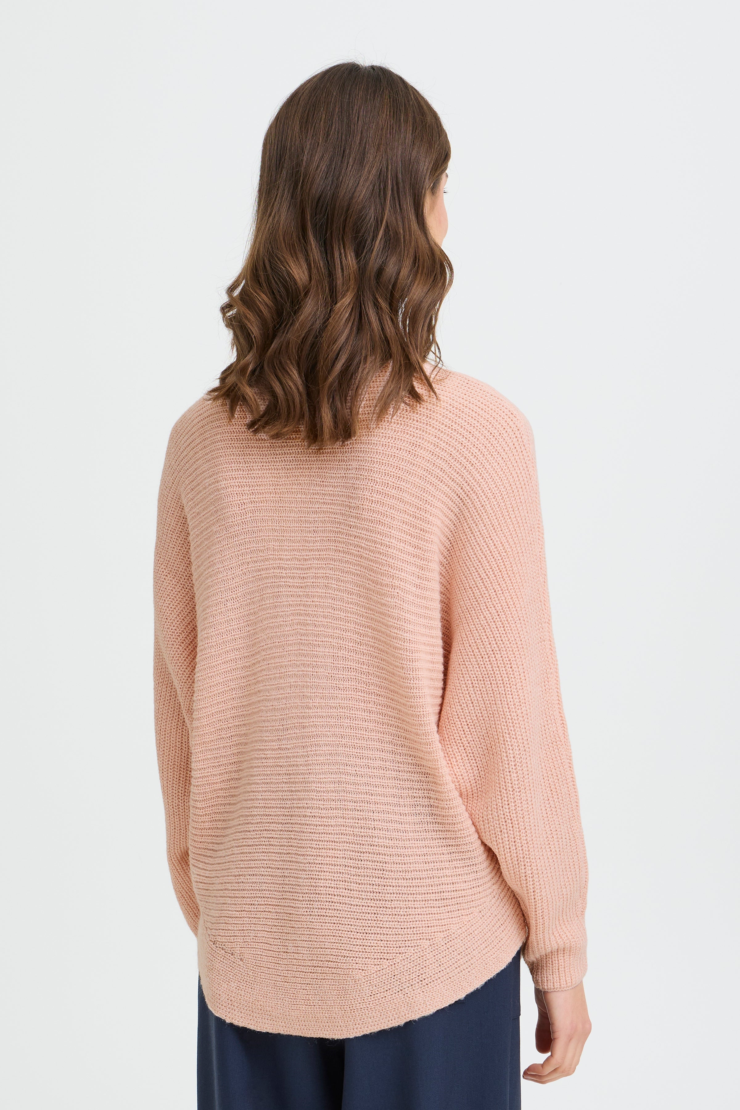 Fransa Loose Long Sleeve Sweater - Style 20611845R