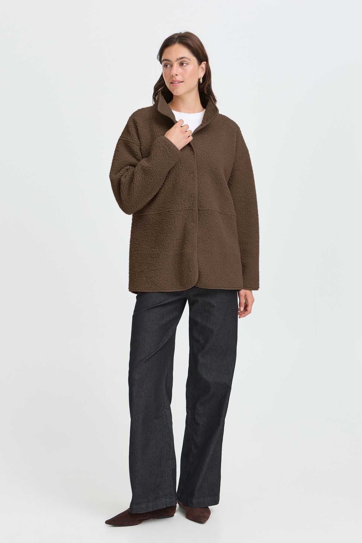 Fransa Gwynne Jacket 3 - Sherpa - Style 20618106