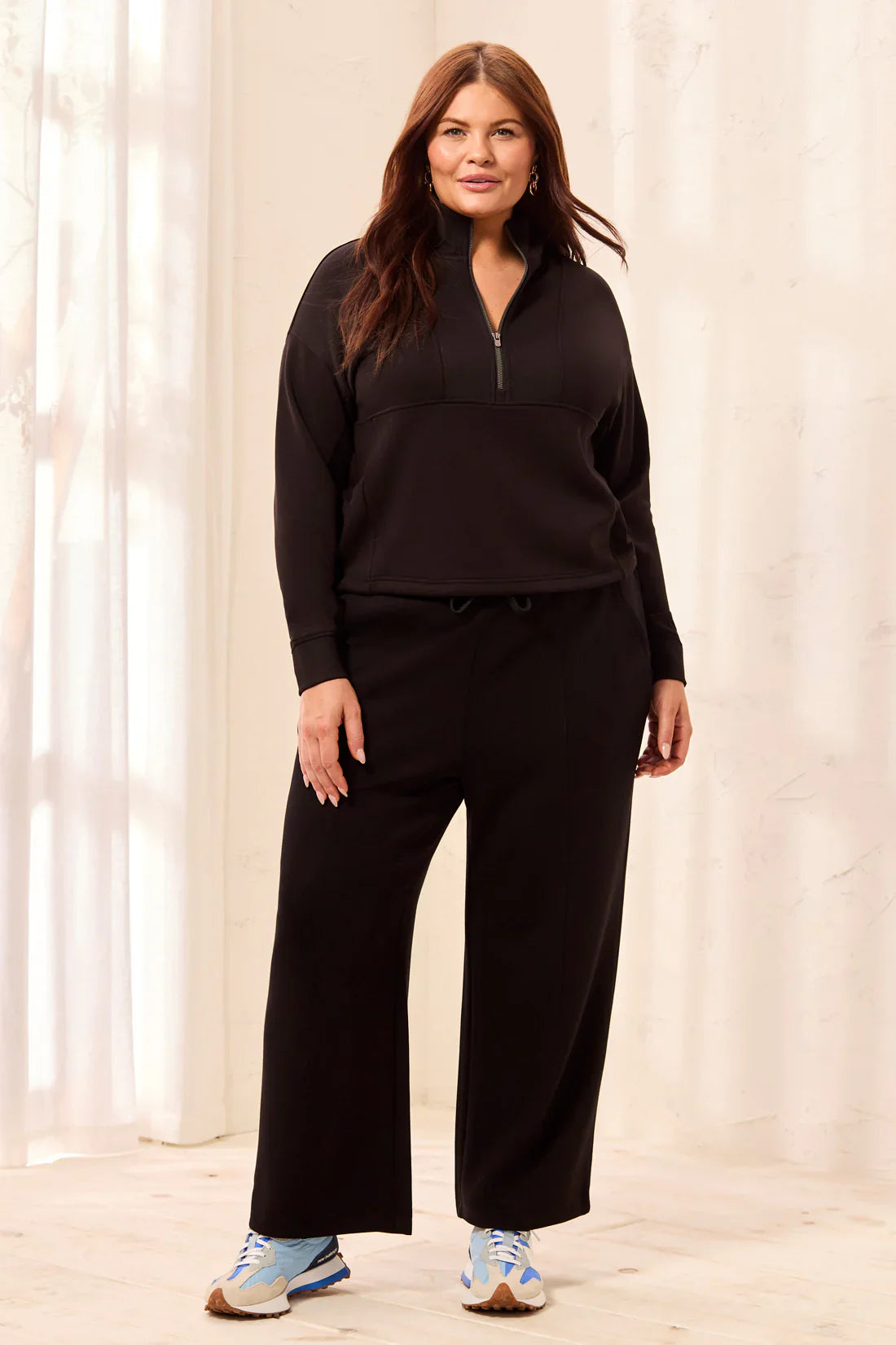 Techno Lux Scuba Pants With Waistband