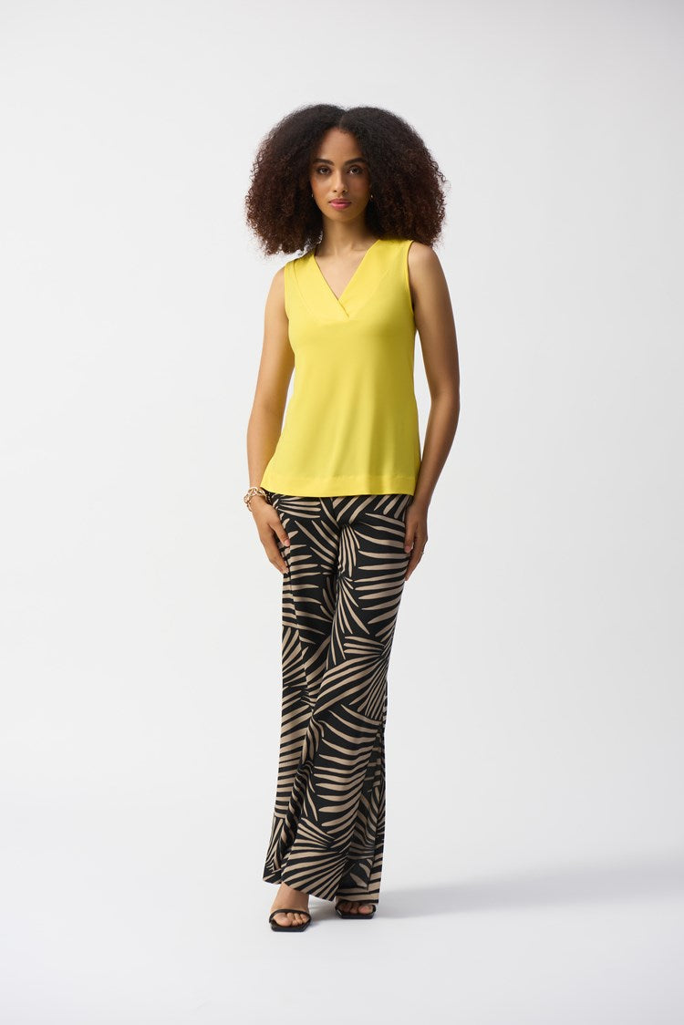 Sleeveless V-Neck Silky Cami