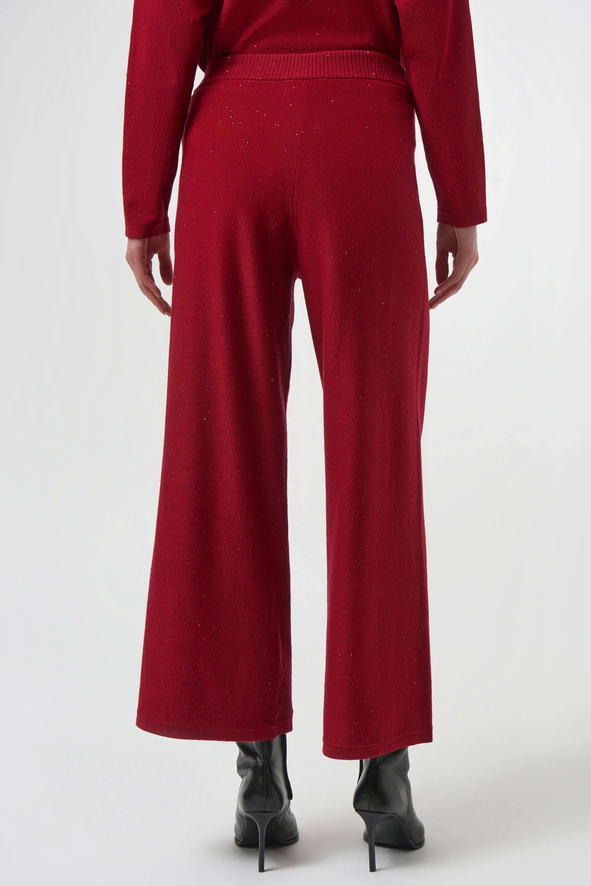 Sequin Culotte Elastic Pants