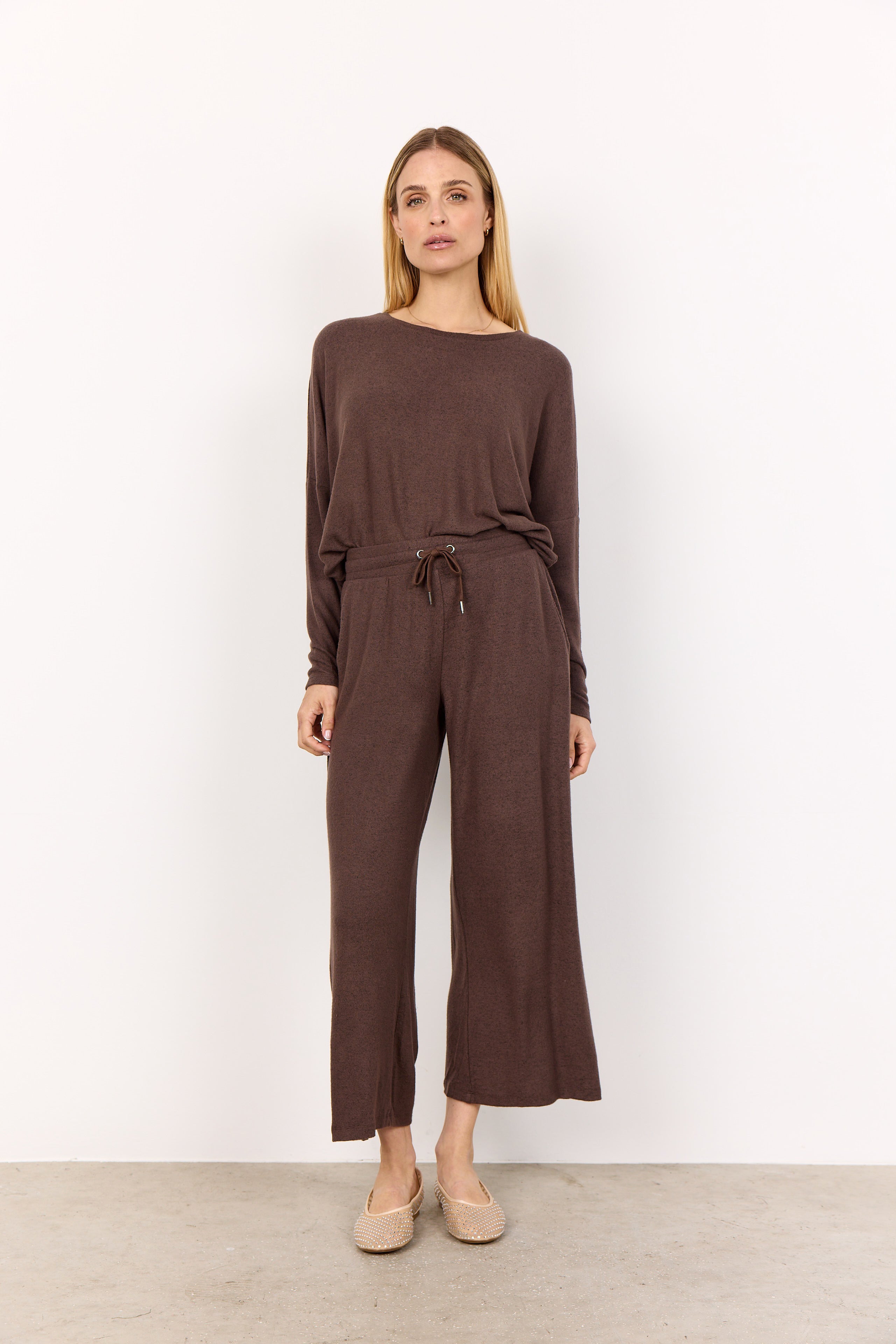 Soya Concepts  Long Sleeve Crew Neck Top - Style 5F24788