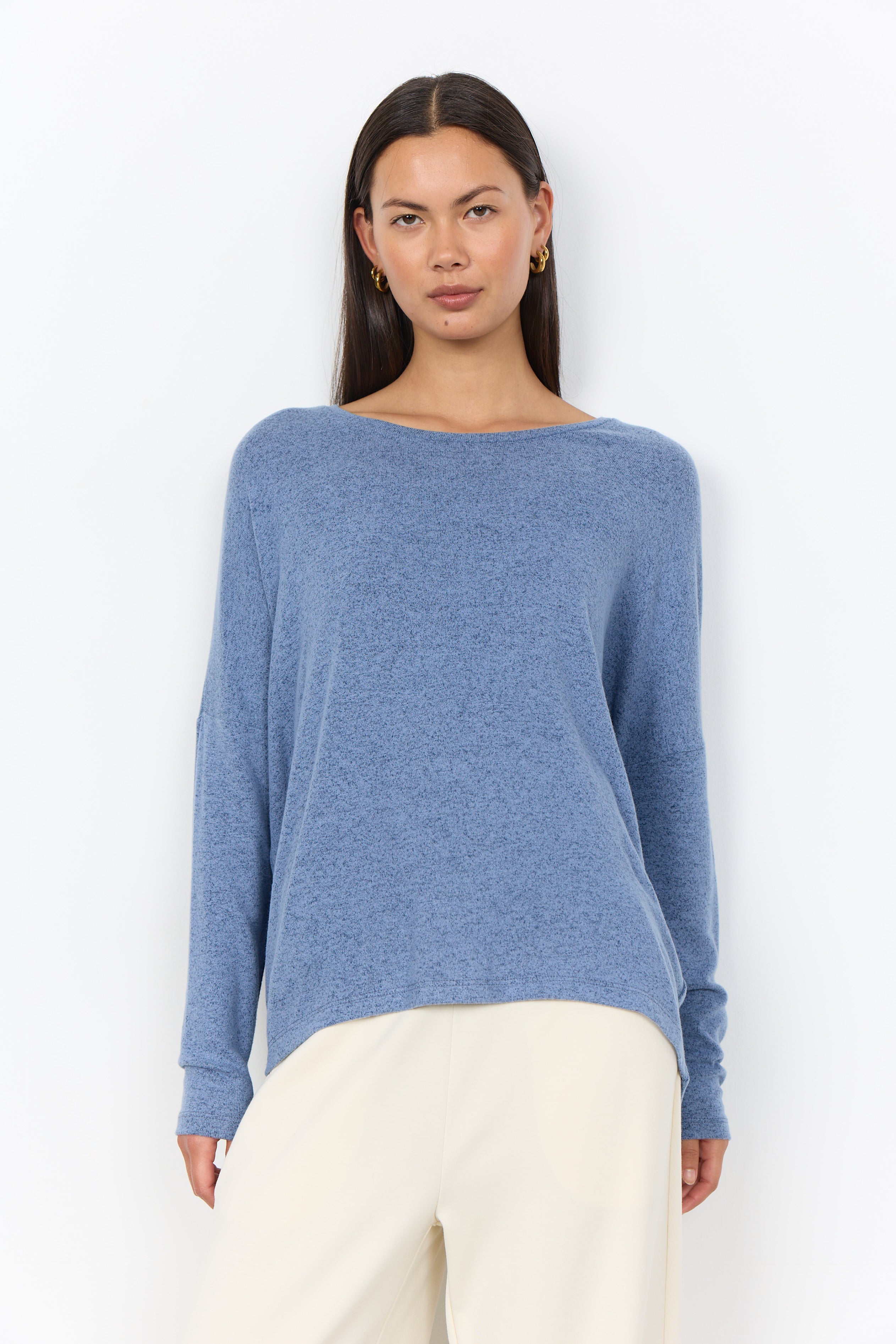 Soya Concepts Long Sleeve Crew Neck Top - Style 5F24788A
