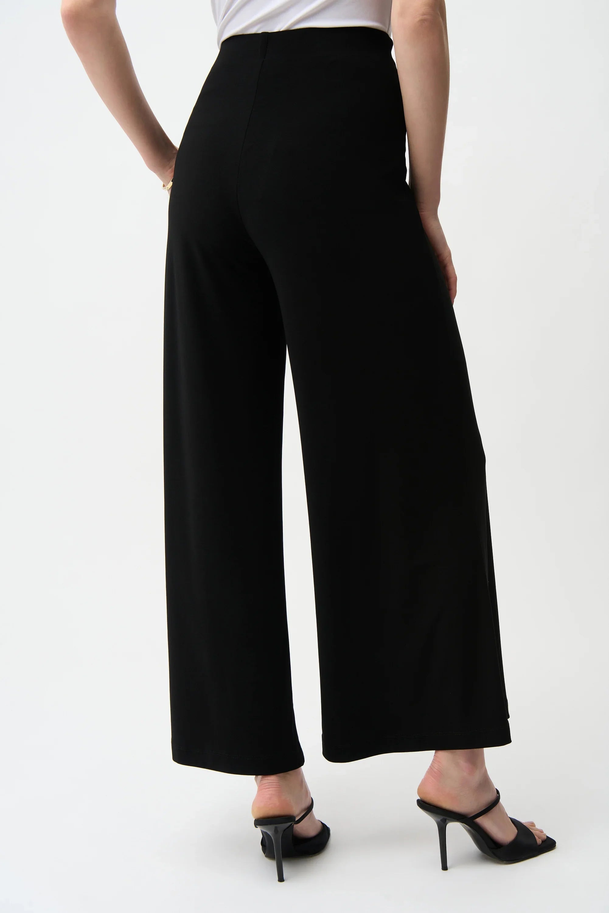 Wide Leg Front Slit Pants