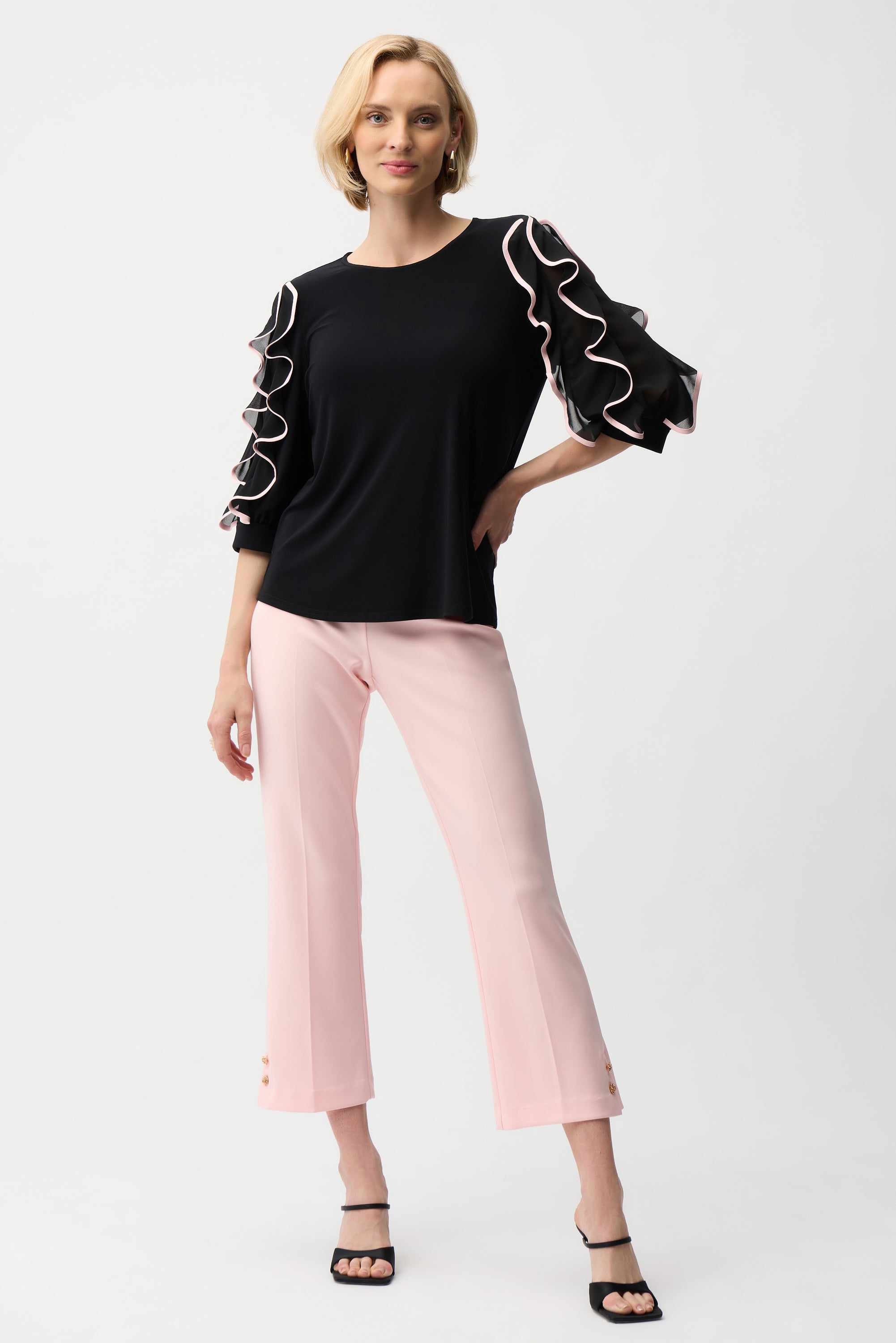 Chiffon Puff Sleeve Top