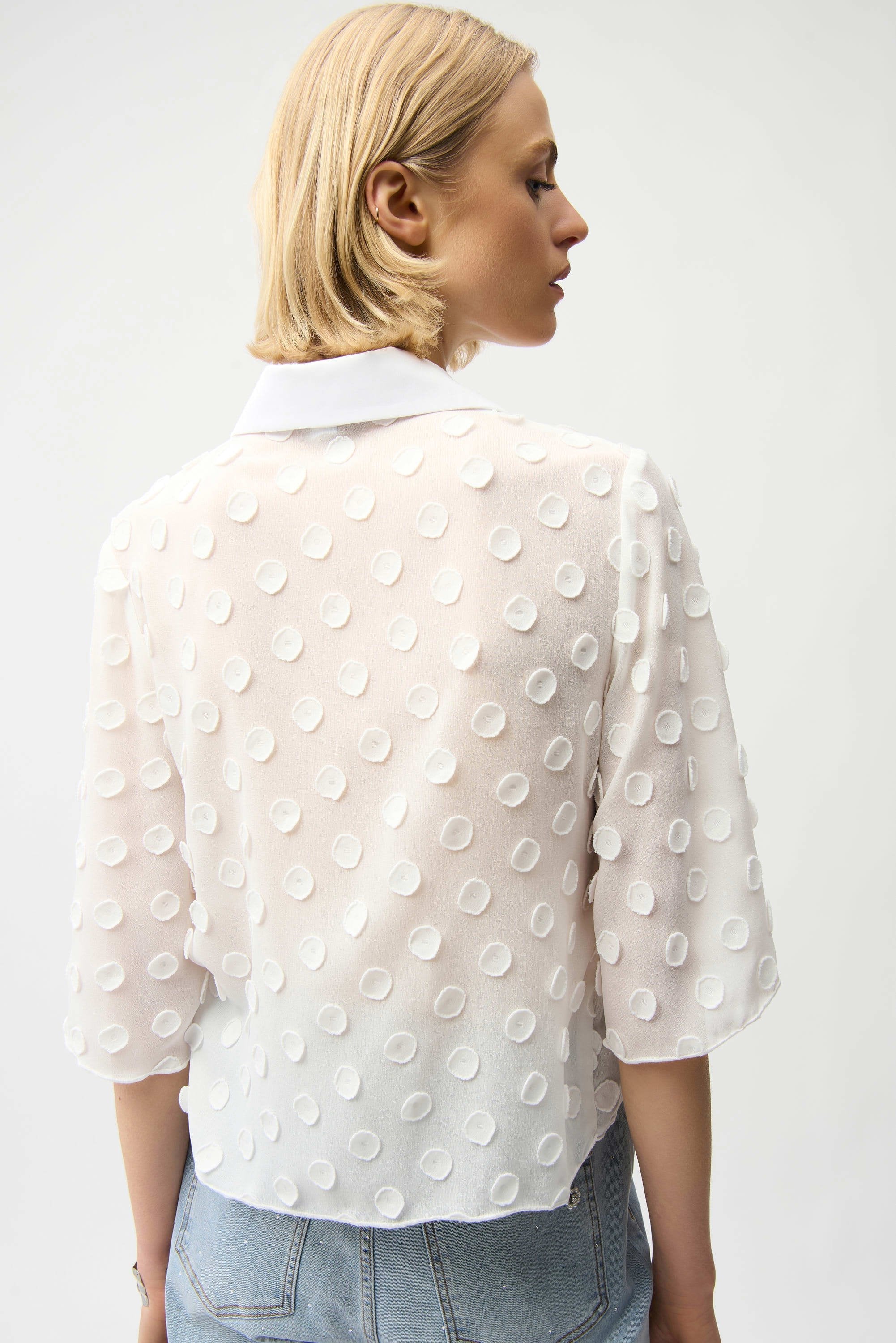Georgette Bell Sleeve Blouse