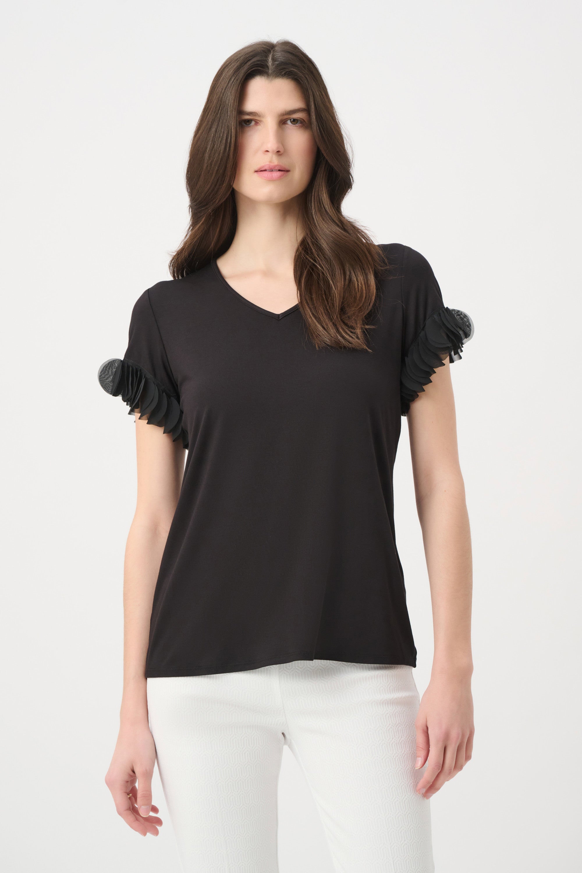 Chiffon Circle Detail Top