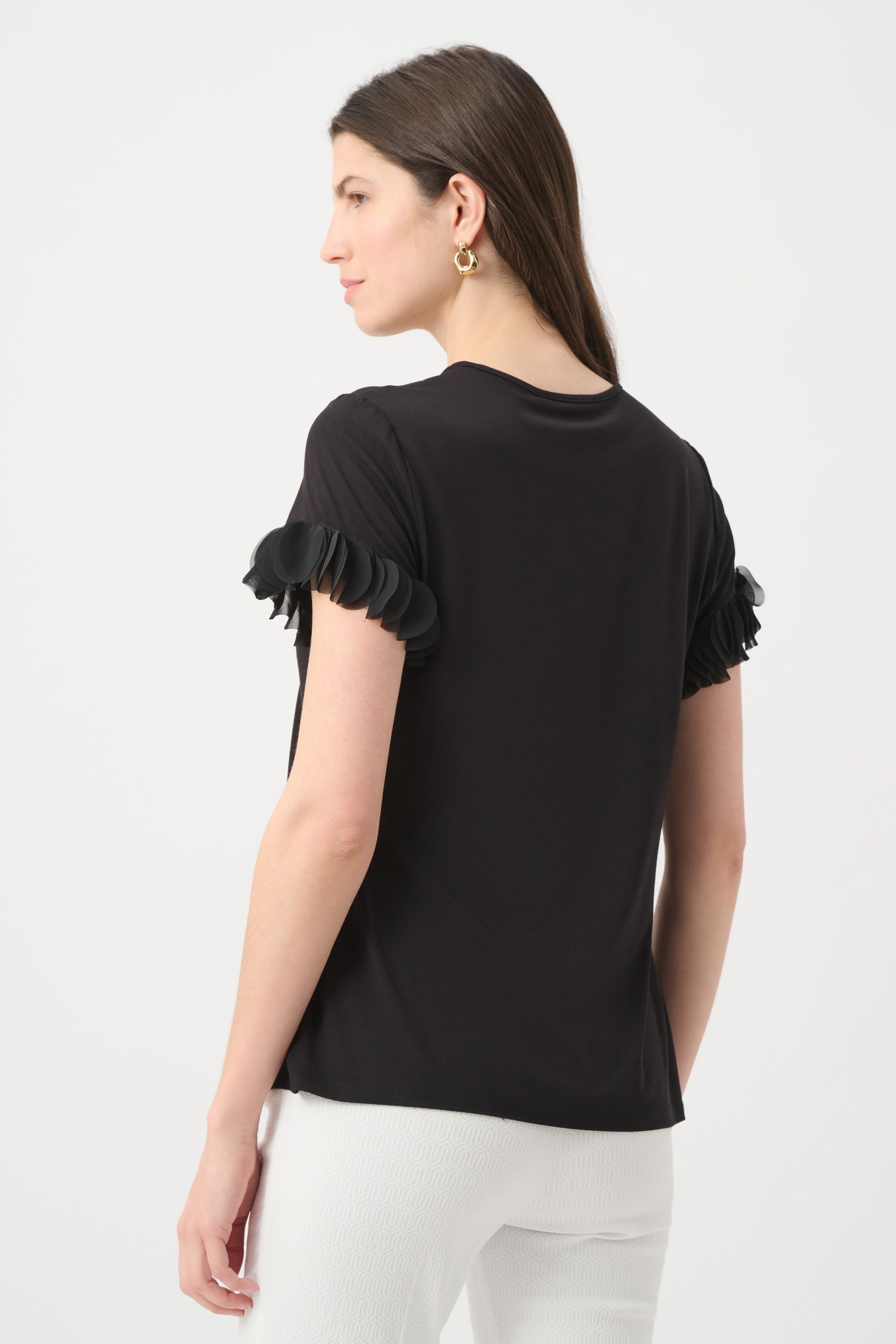 Chiffon Circle Detail Top
