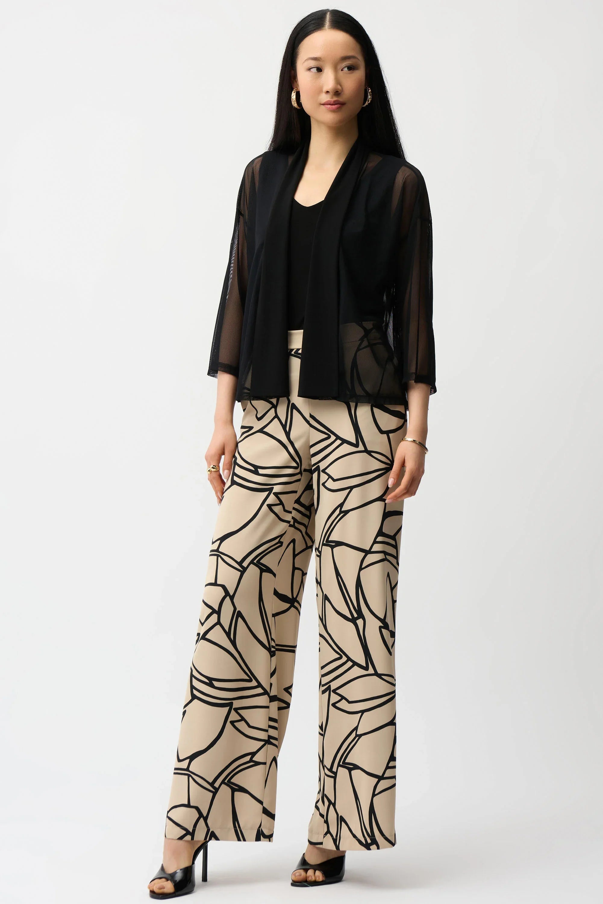 Mesh Silky Knit Cover-Up