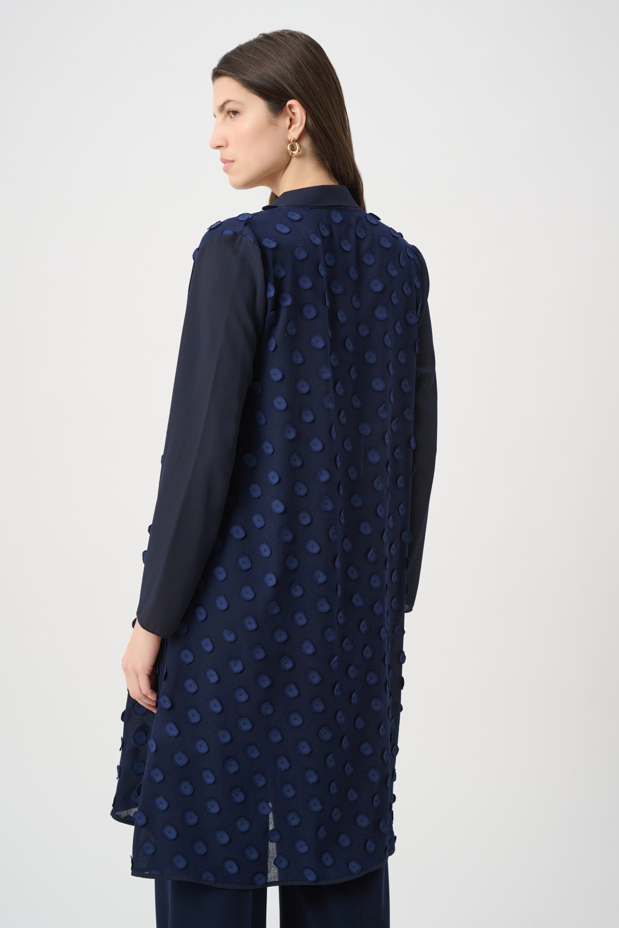 3D Dot Georgette Cover-Up
