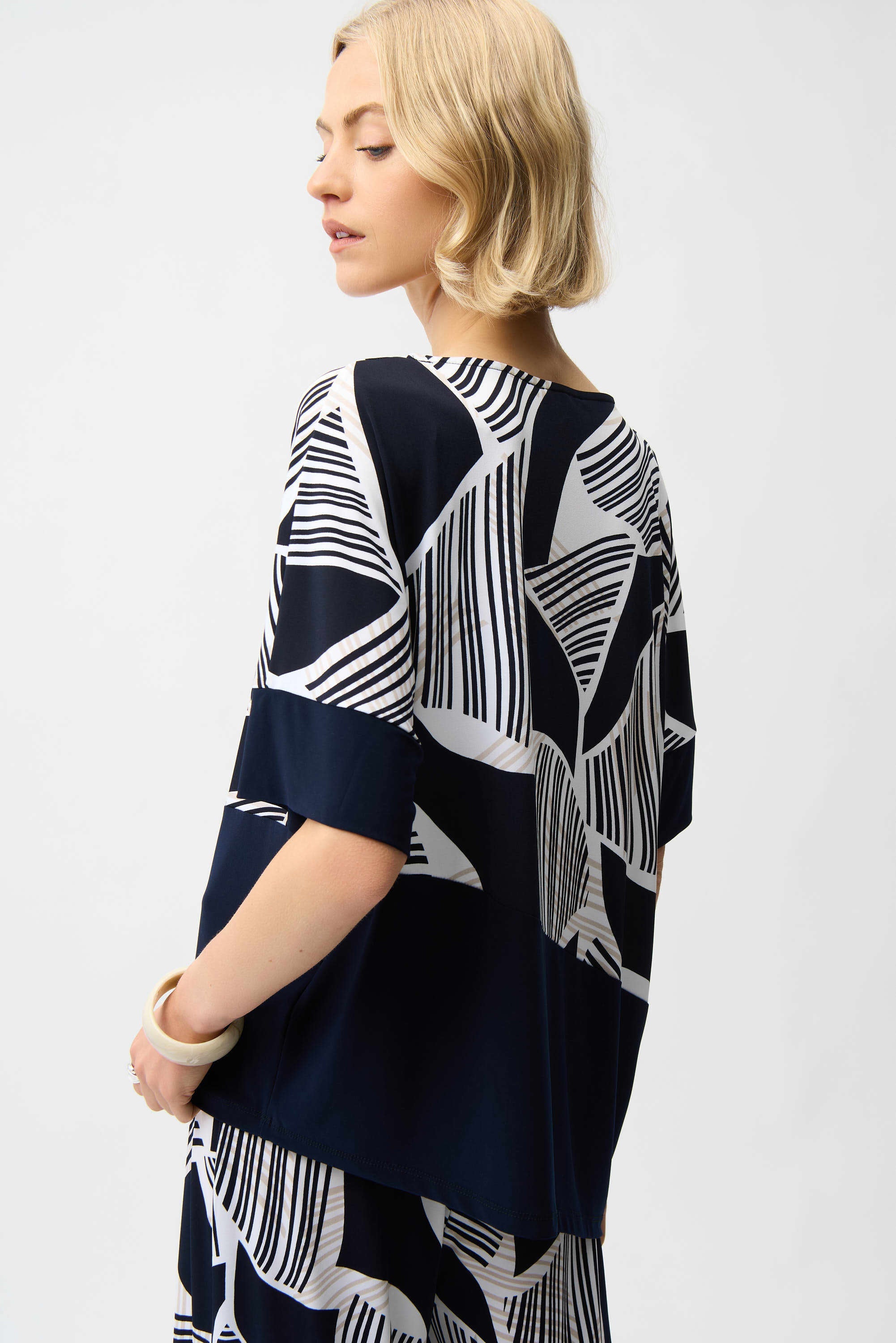 Geometric Asymmetric Cocoon Top