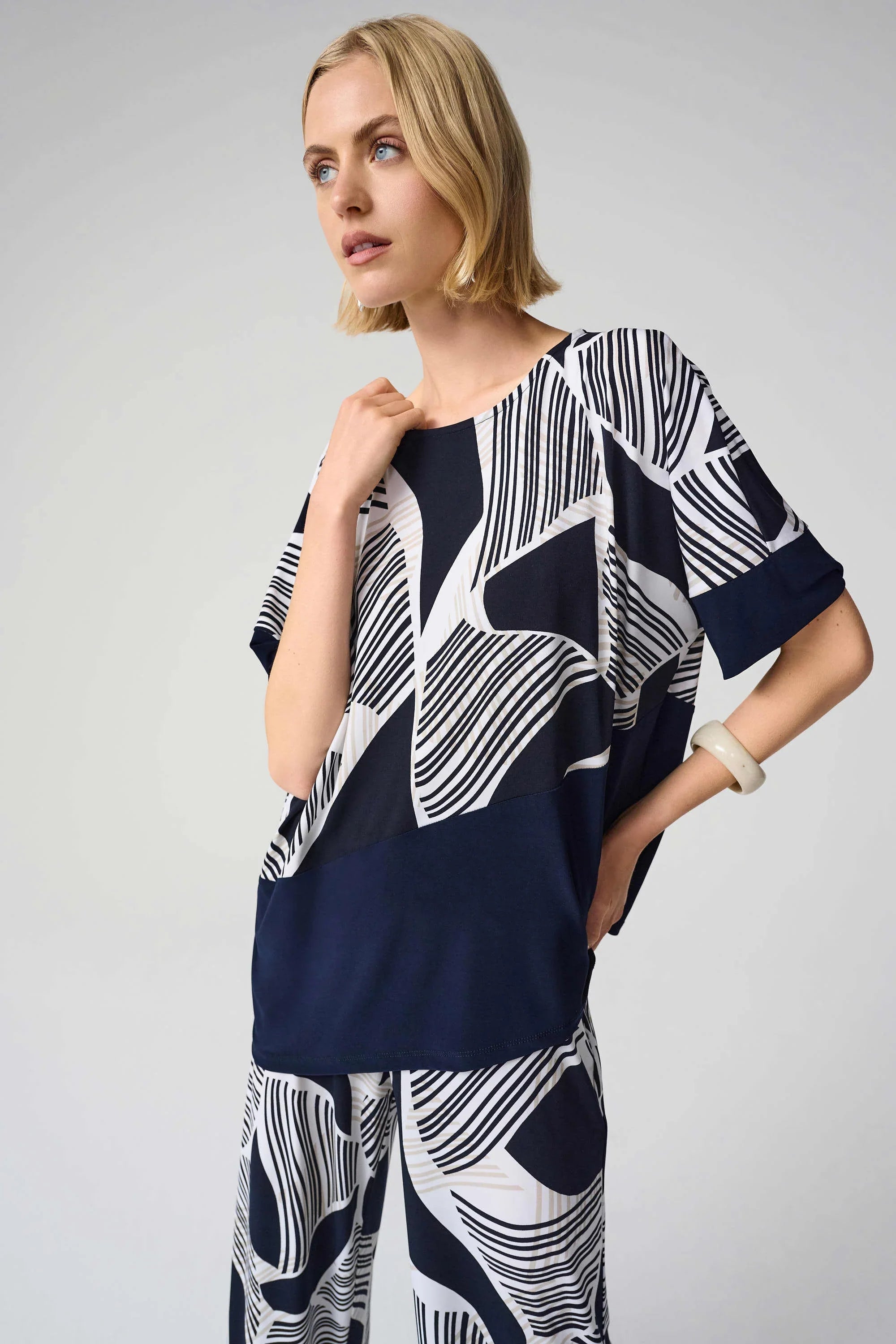 Geometric Asymmetric Cocoon Top
