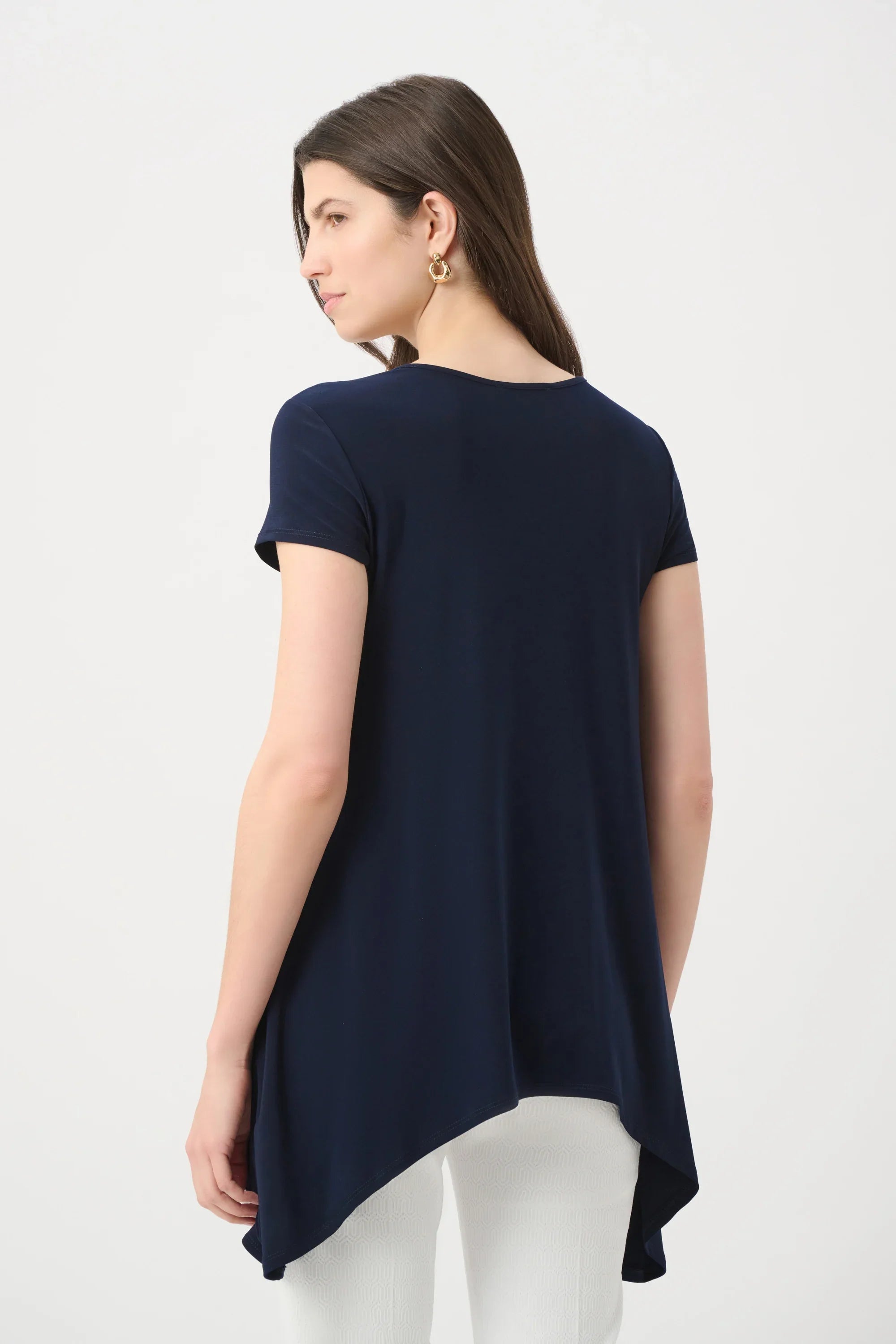Silky Knit Handkerchief Top