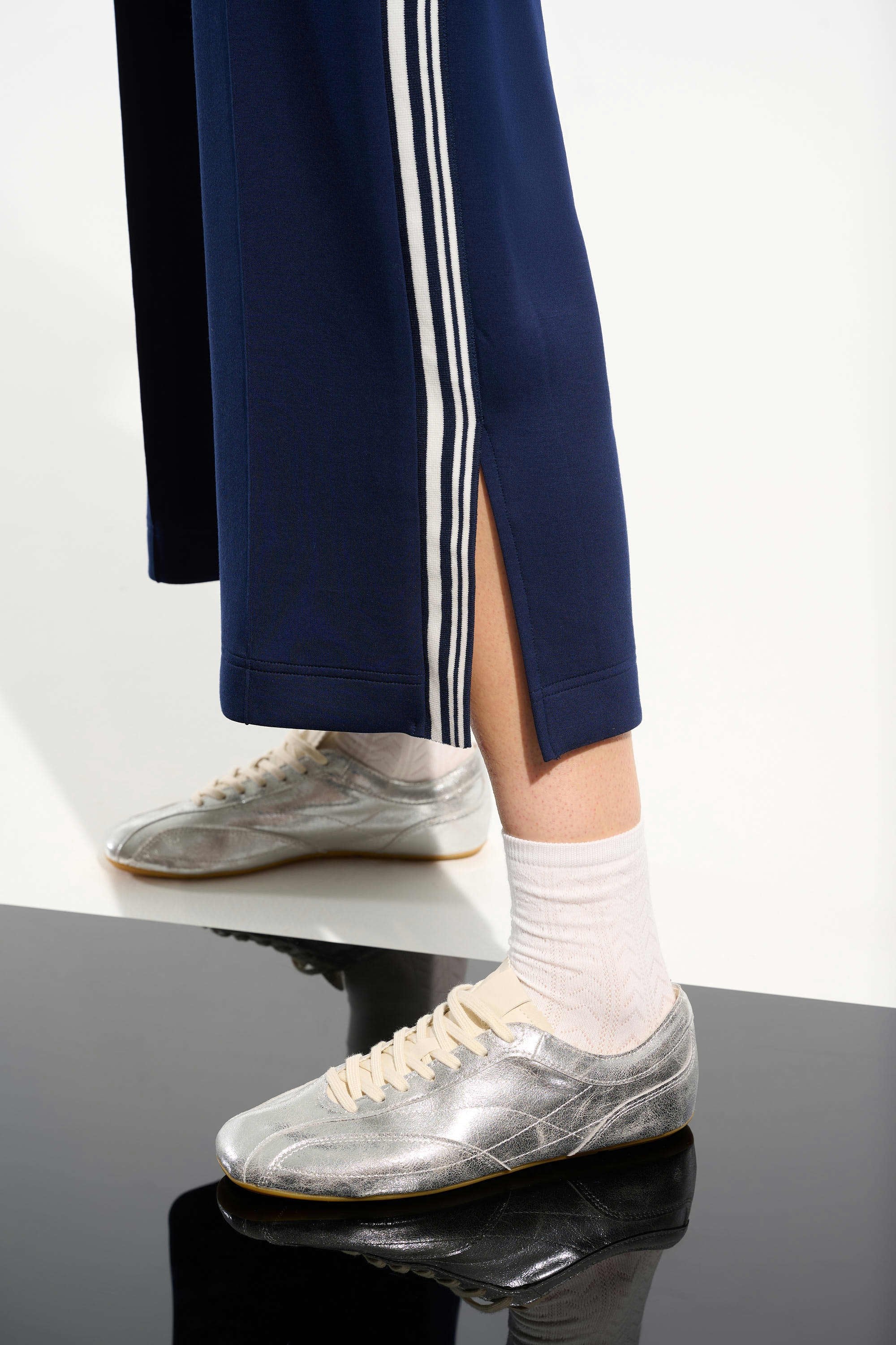 Side Stripe Culotte Pants