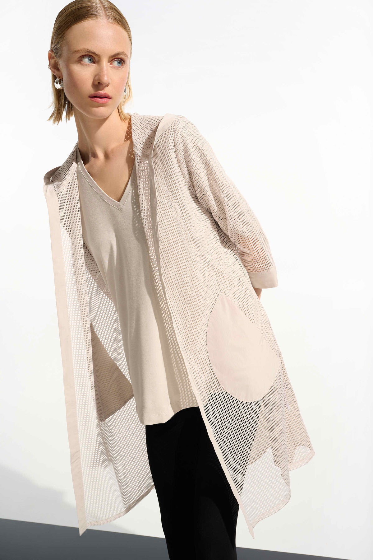 Memory Mesh Joseph Ribkoff Memory Mesh Hooded Cover-Up -Style 261620 – Modella ...