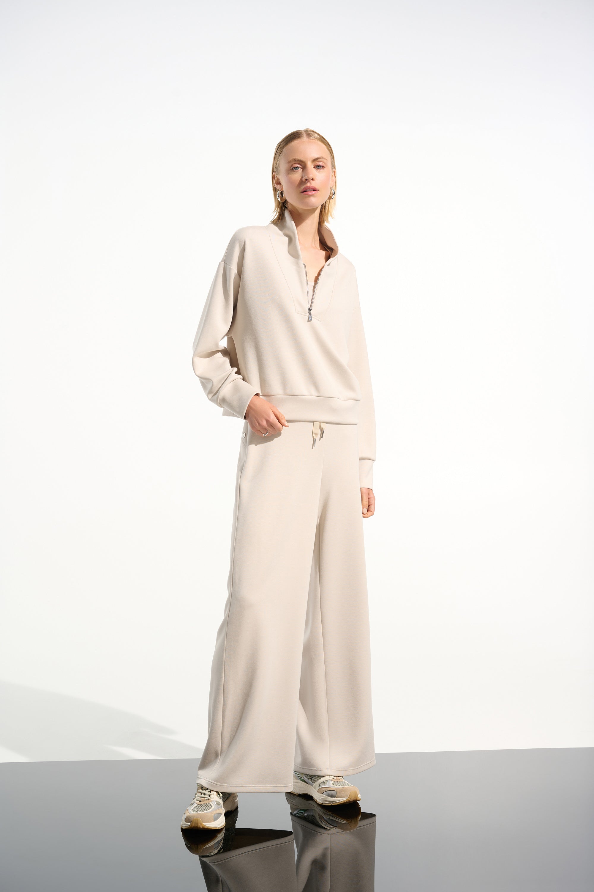 Wide Leg Drawcord Pants