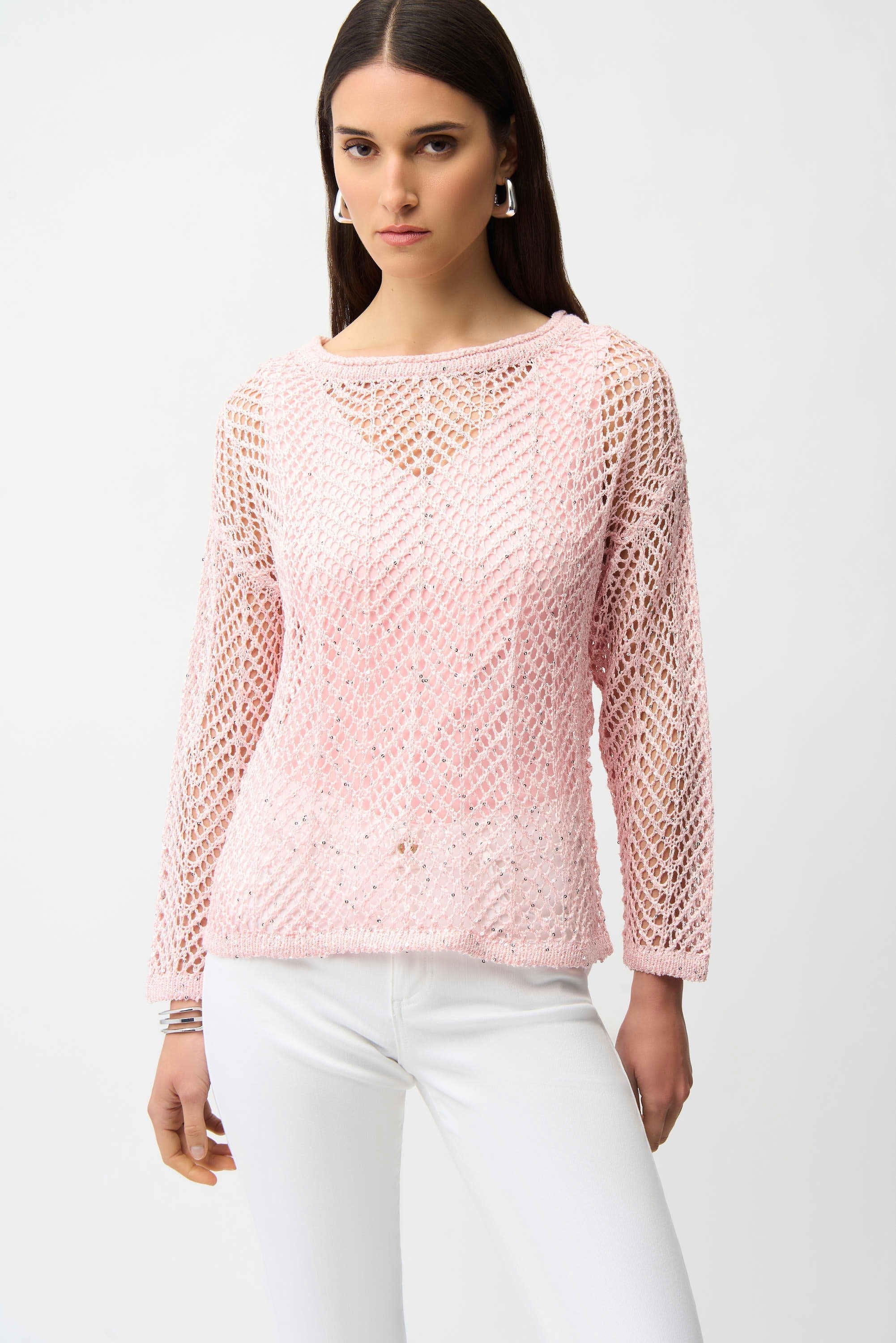 Chevron Open Stitch Sweater