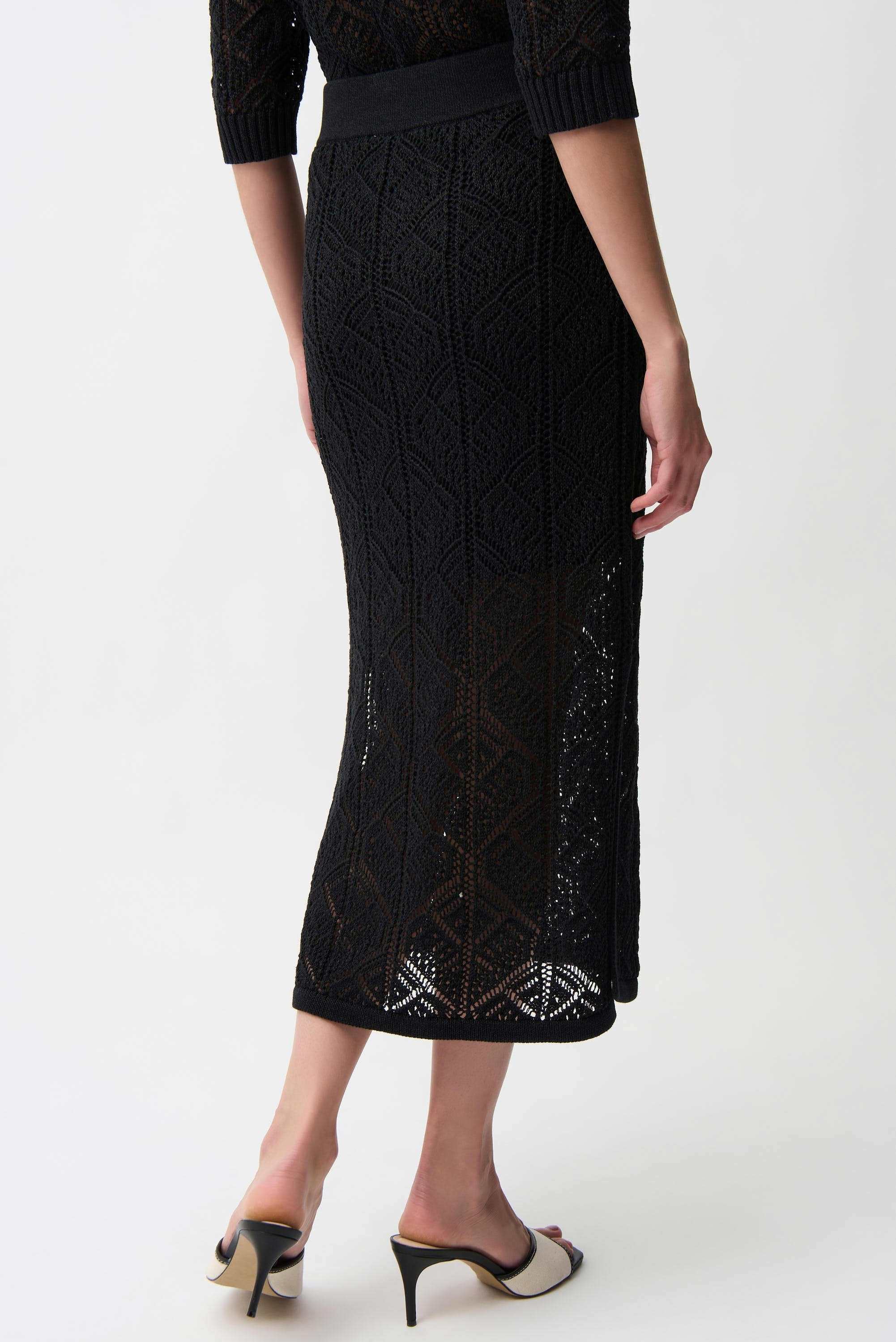 Pencil Open Stitch Skirt