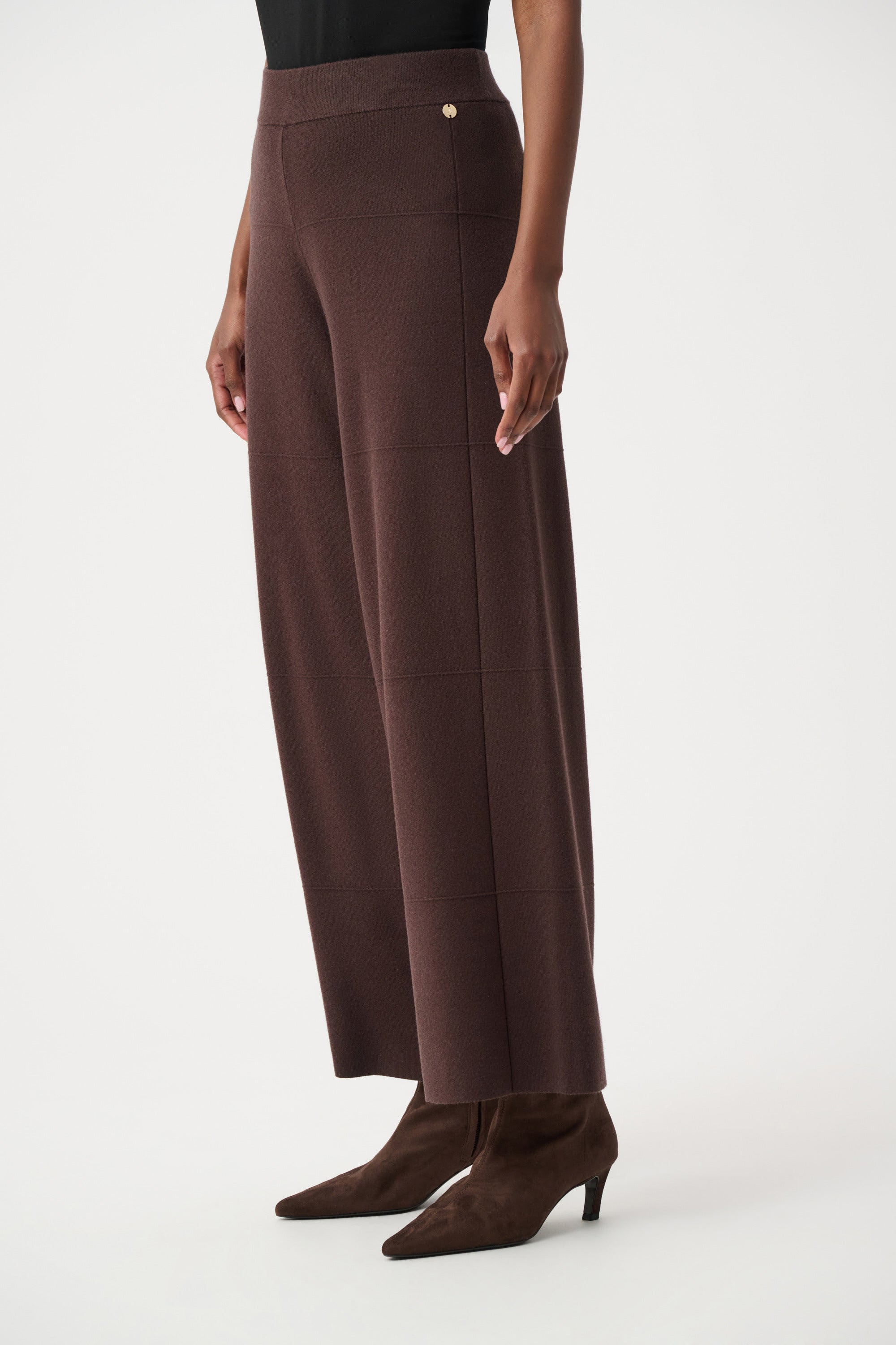 Square Stitch Culotte Pants