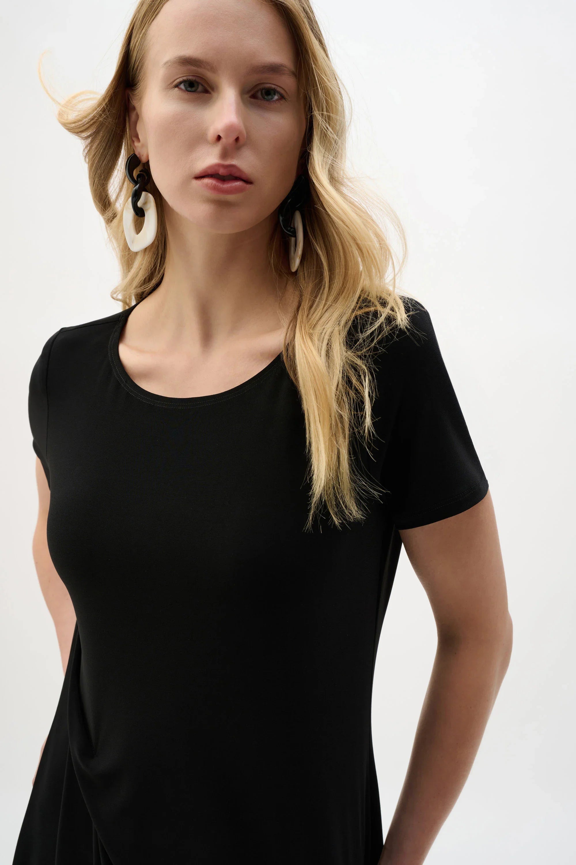 Boat Neck Trapeze Dress