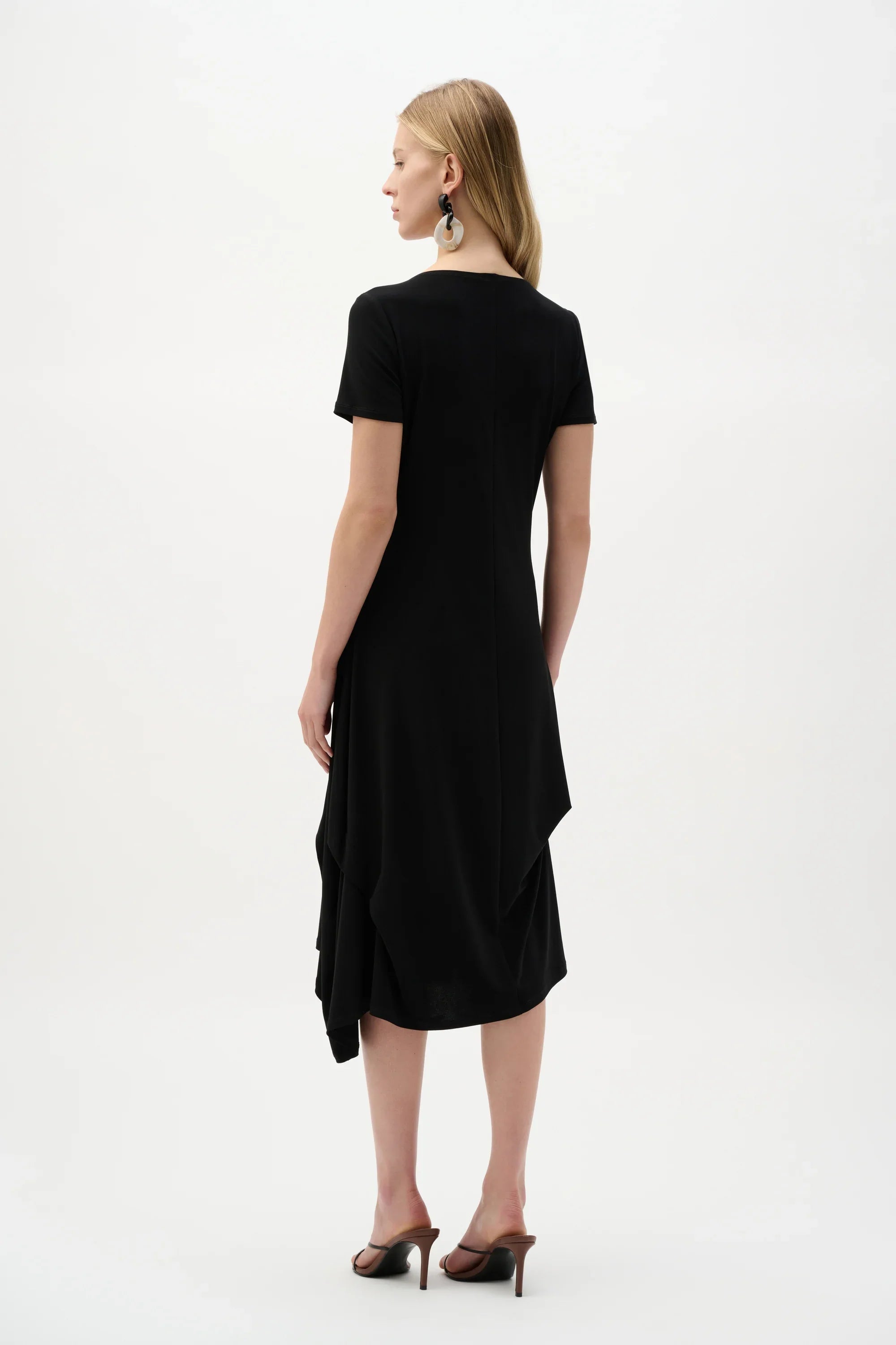 Boat Neck Trapeze Dress