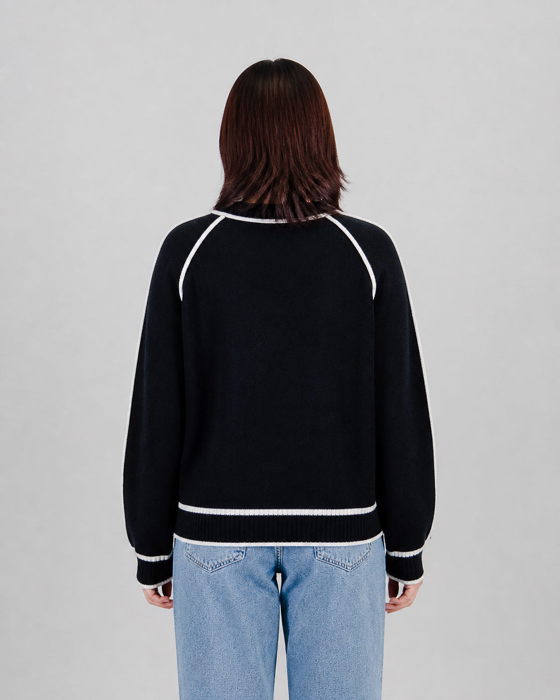 Fun Sport Sweater With Heart & Piping- Style 262111