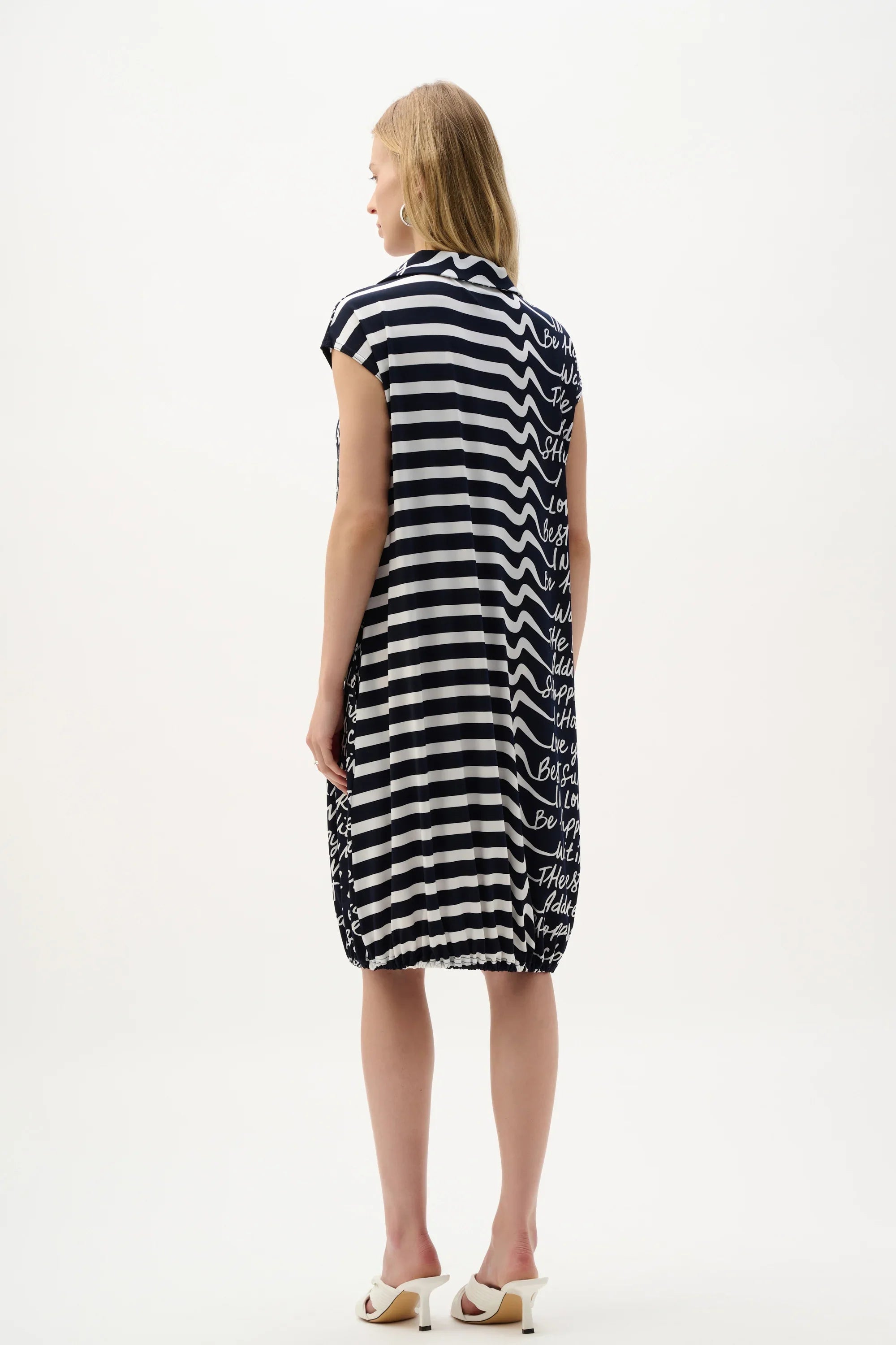 Shawl Collar Cocoon Dress