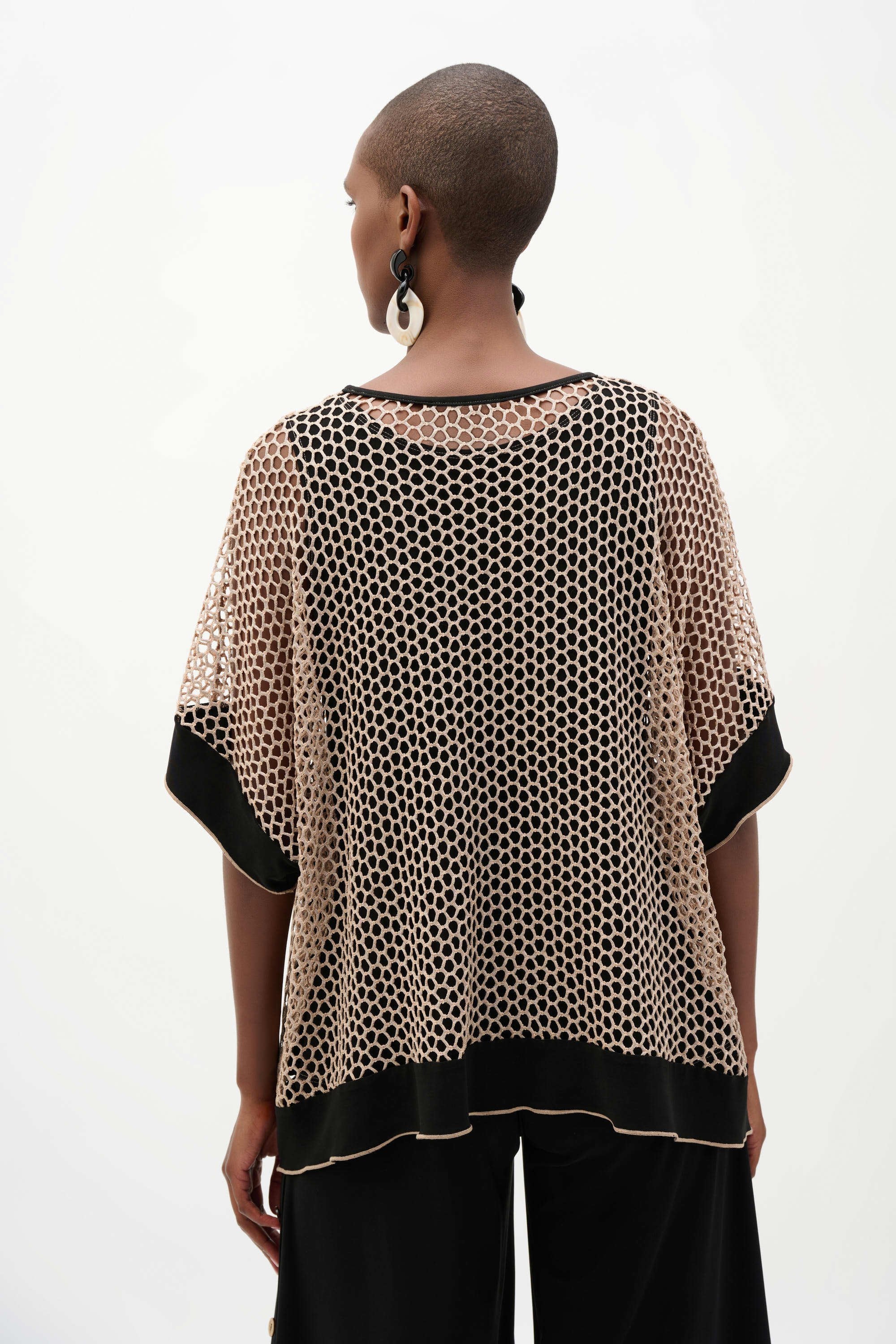 Lurex Mesh Trapeze Top