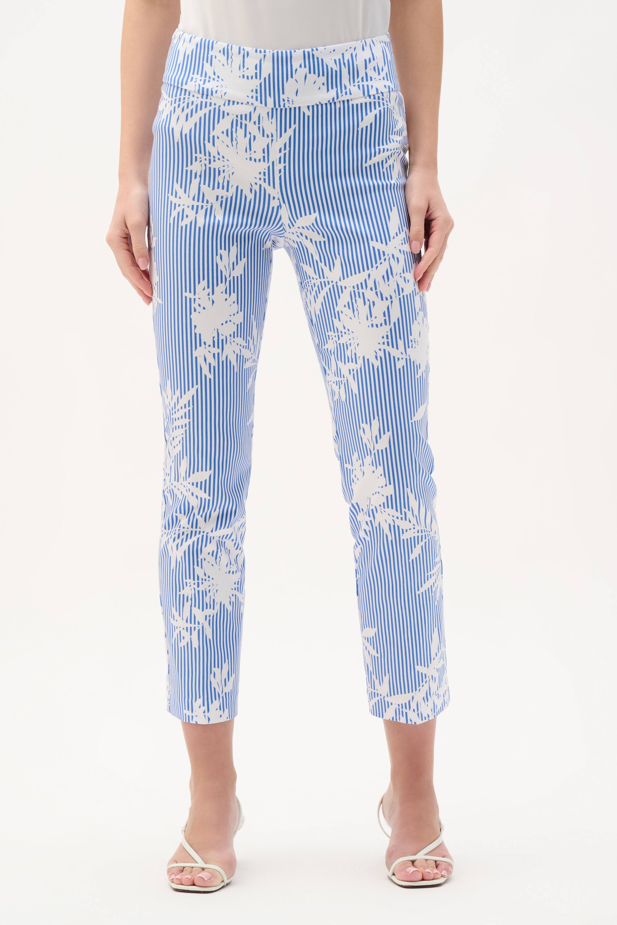 Print Contour Waist Pants