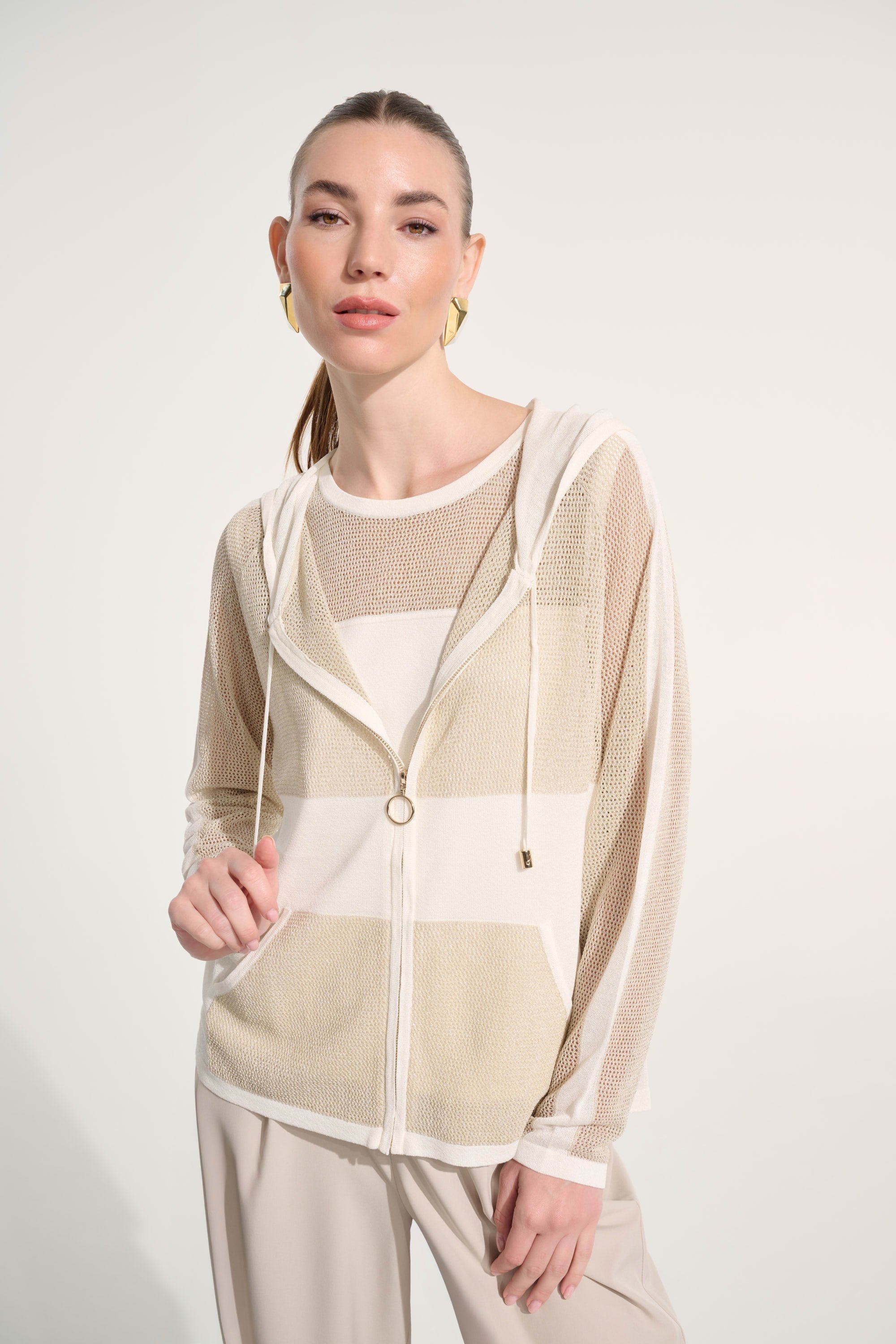 Zip Hood Jersey Jacket