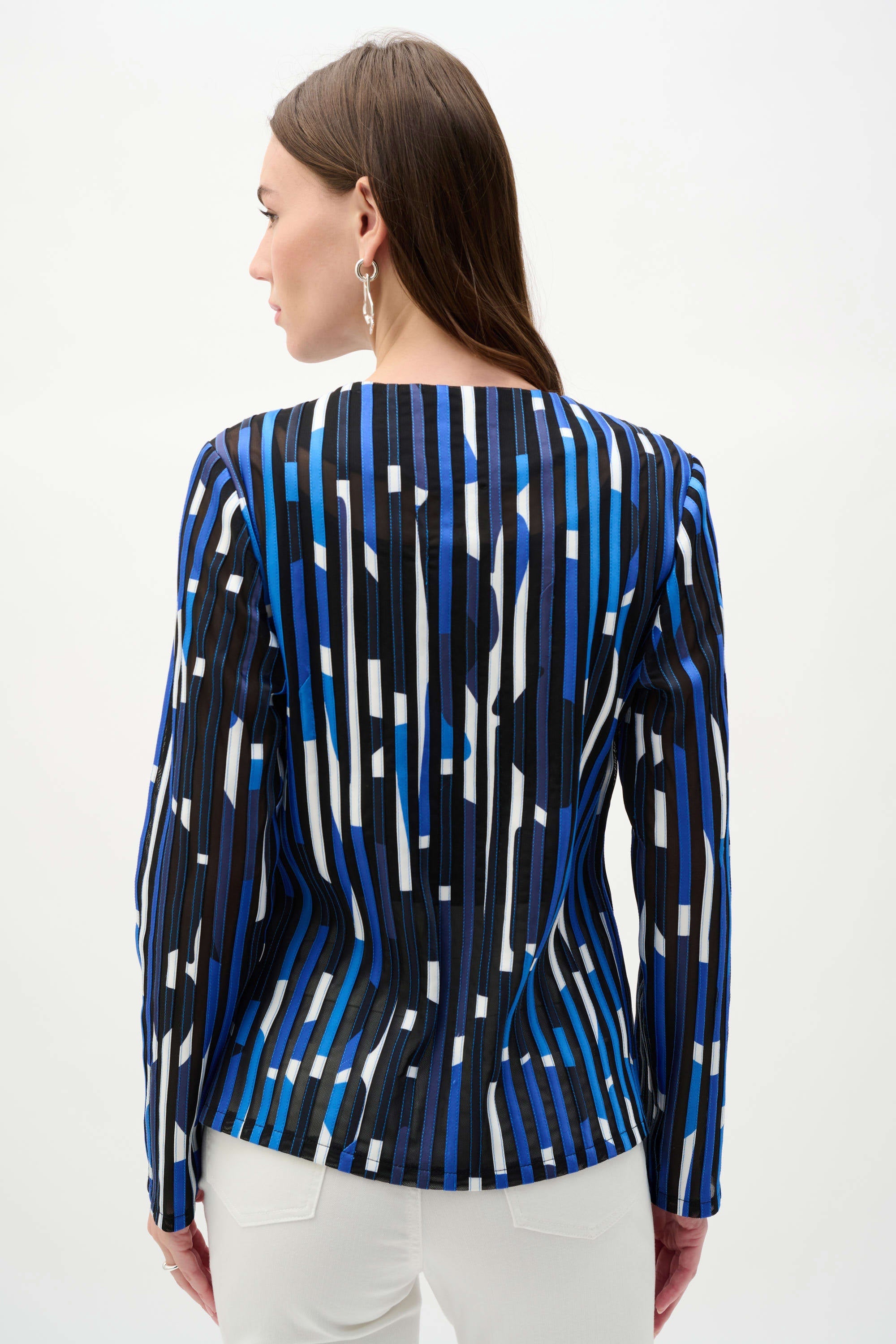 Geometric Mesh Soutache Jacket