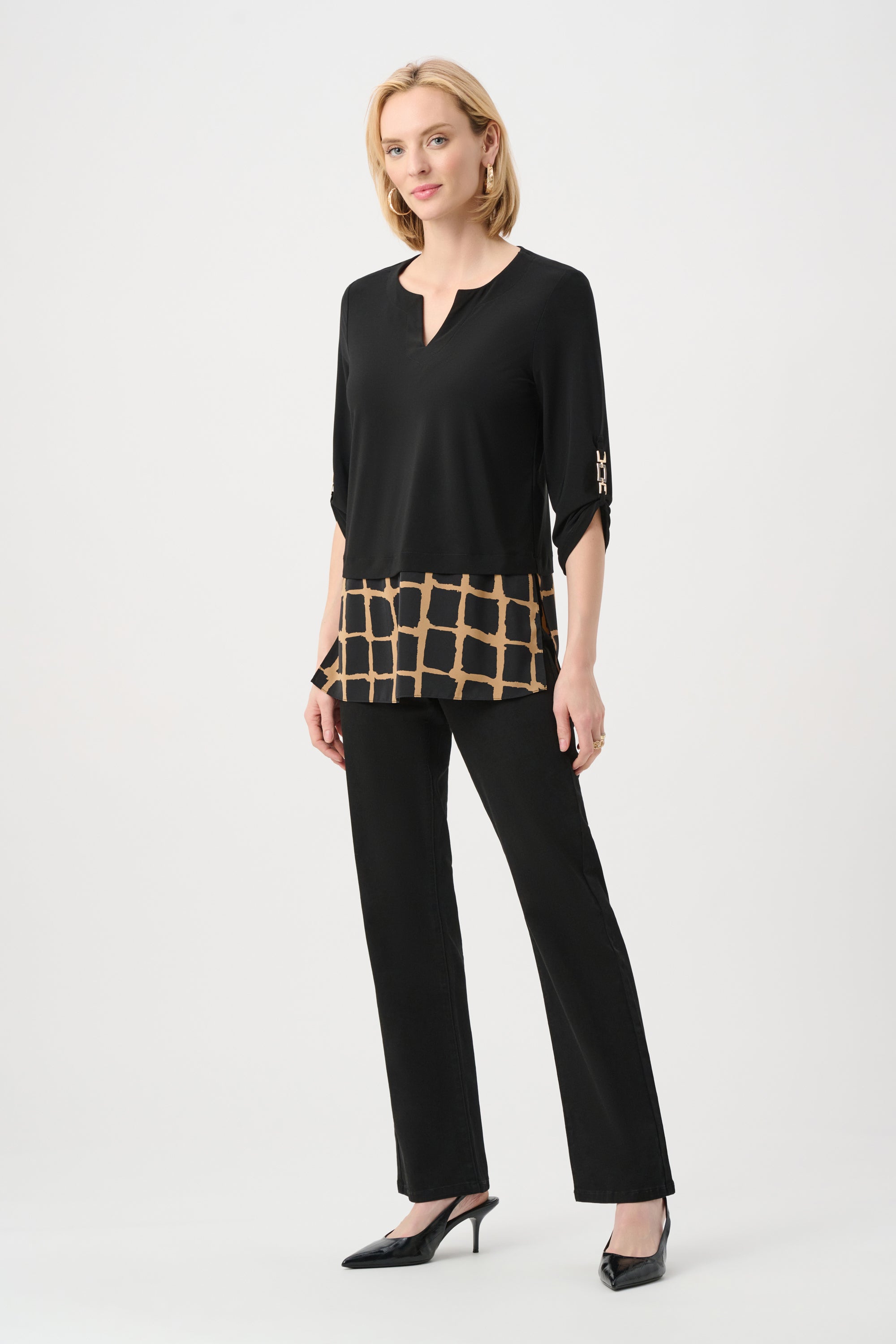 Classic Print Straight Top