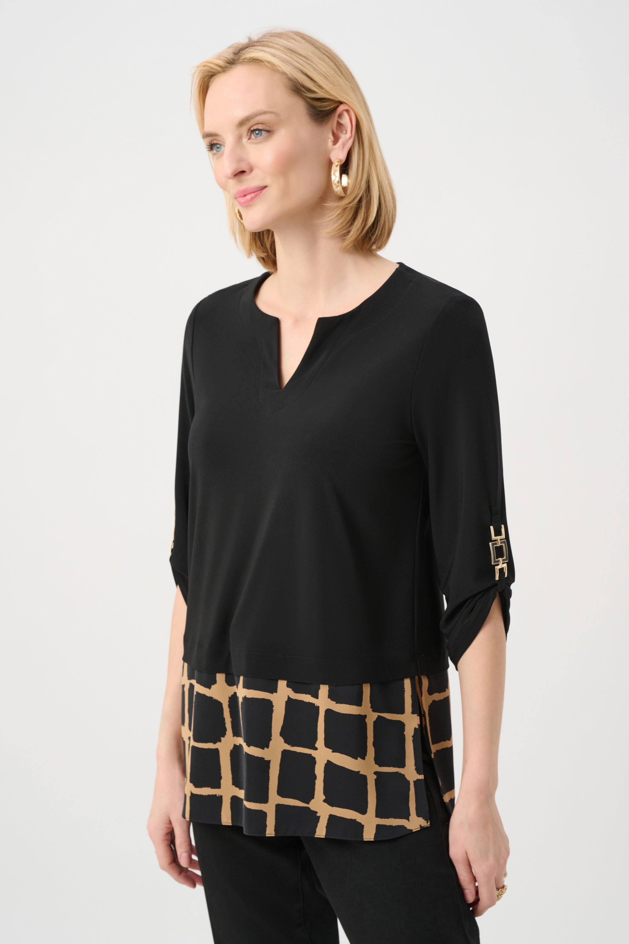 Classic Print Straight Top