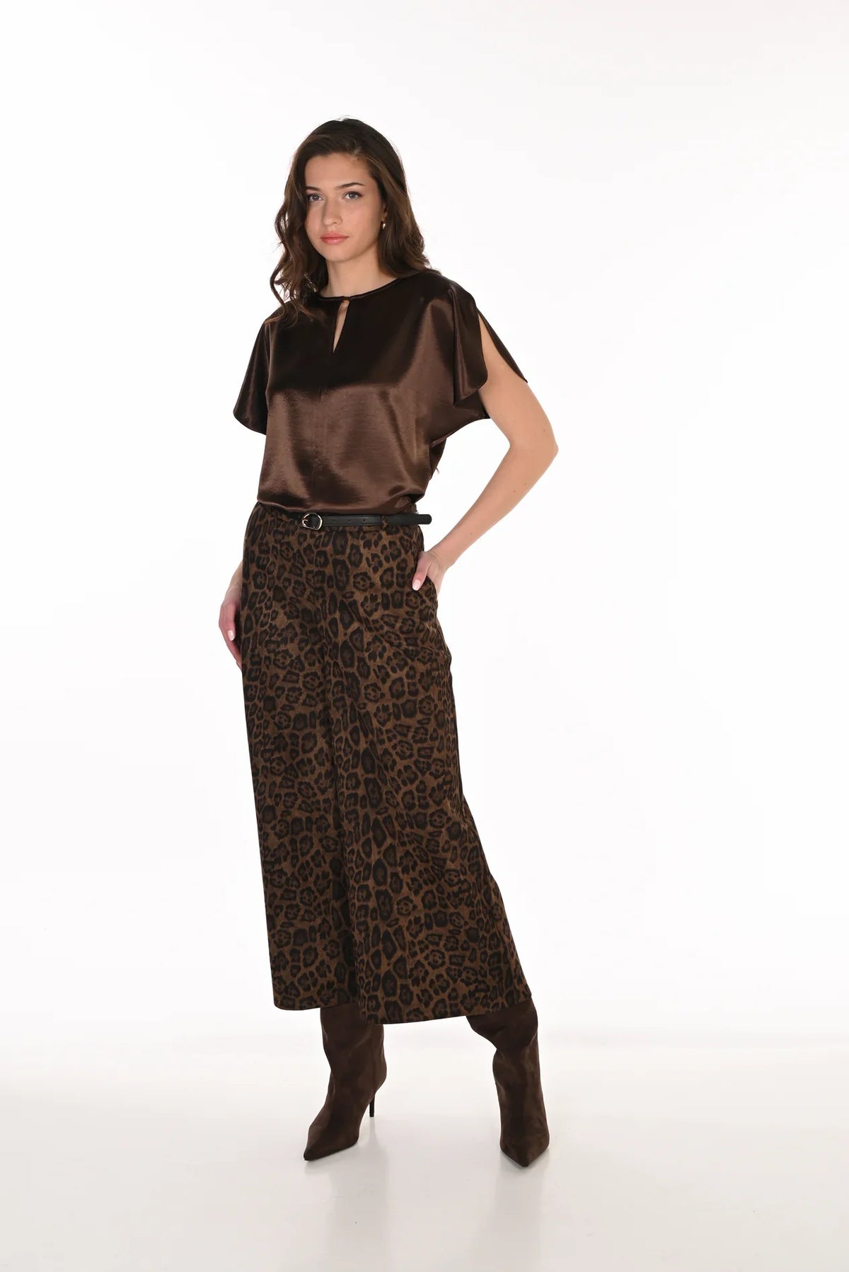 Frank Lyman Leopard Pant - Style 263188
