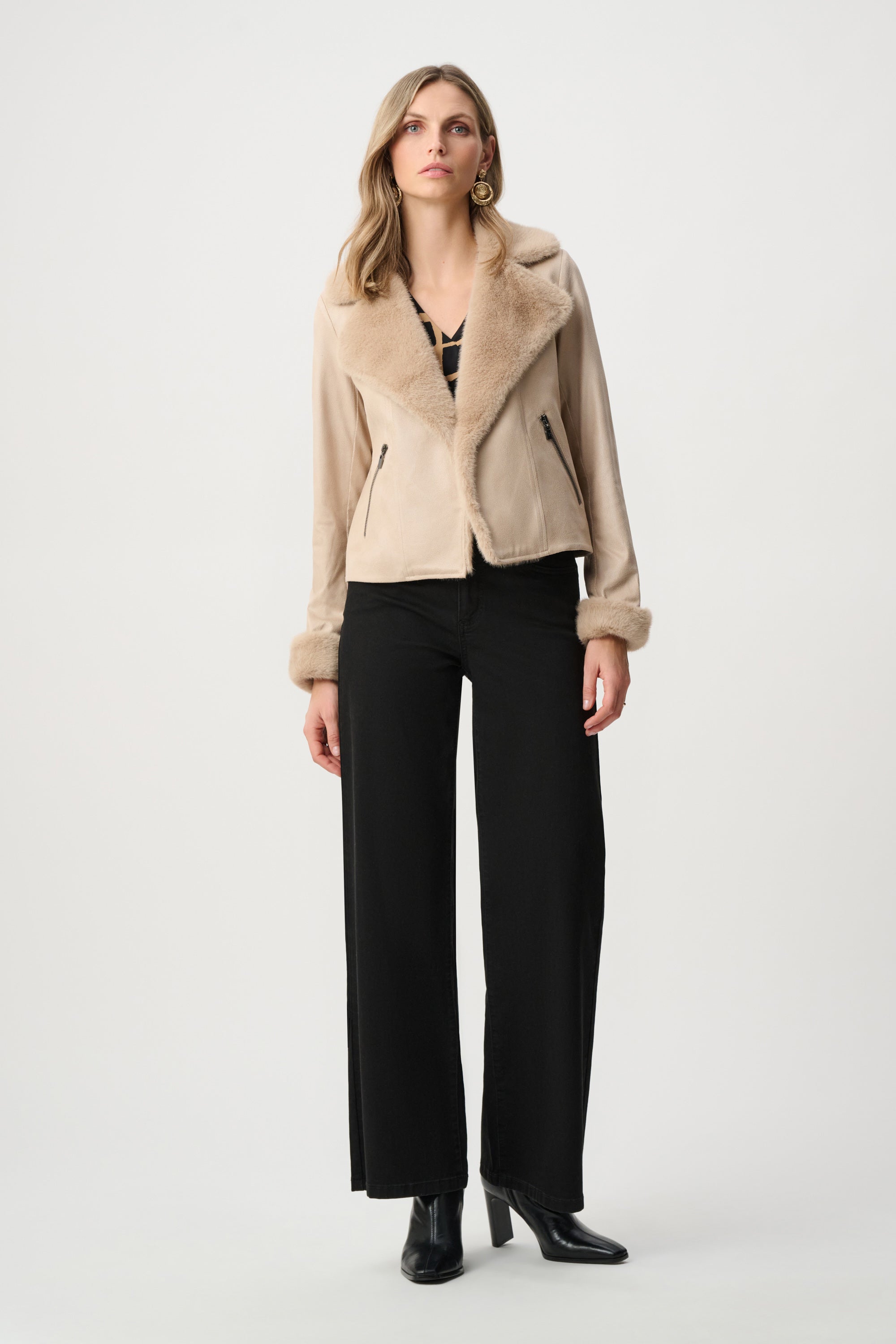 Faux Suede Jacket