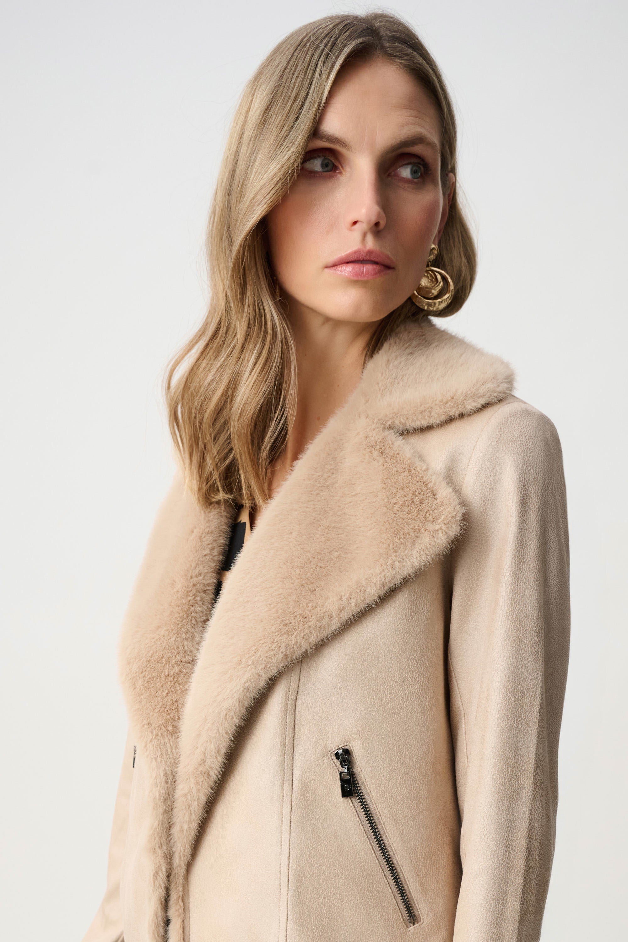 Faux Suede Jacket
