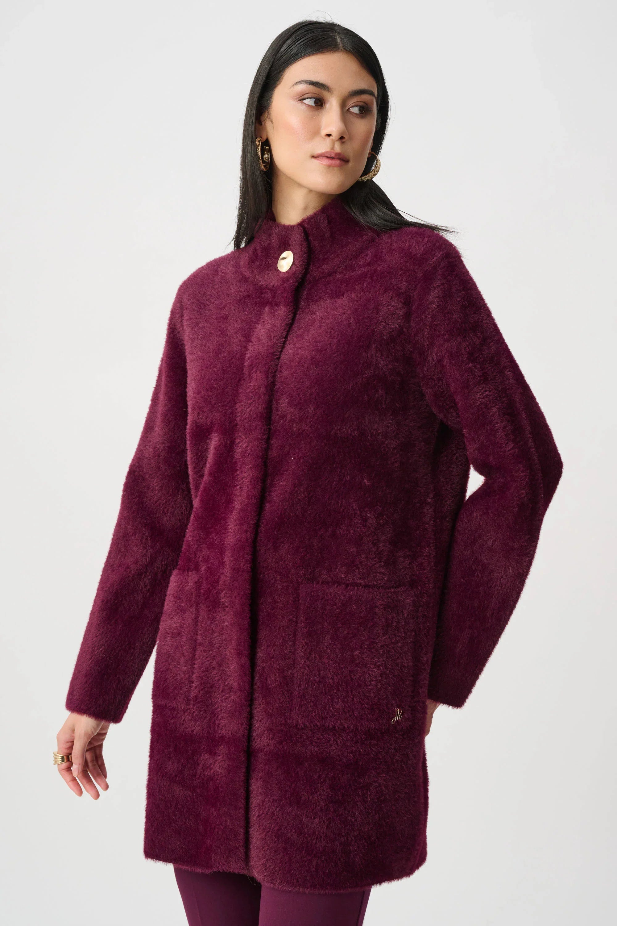 Classic Mock Neck Coat