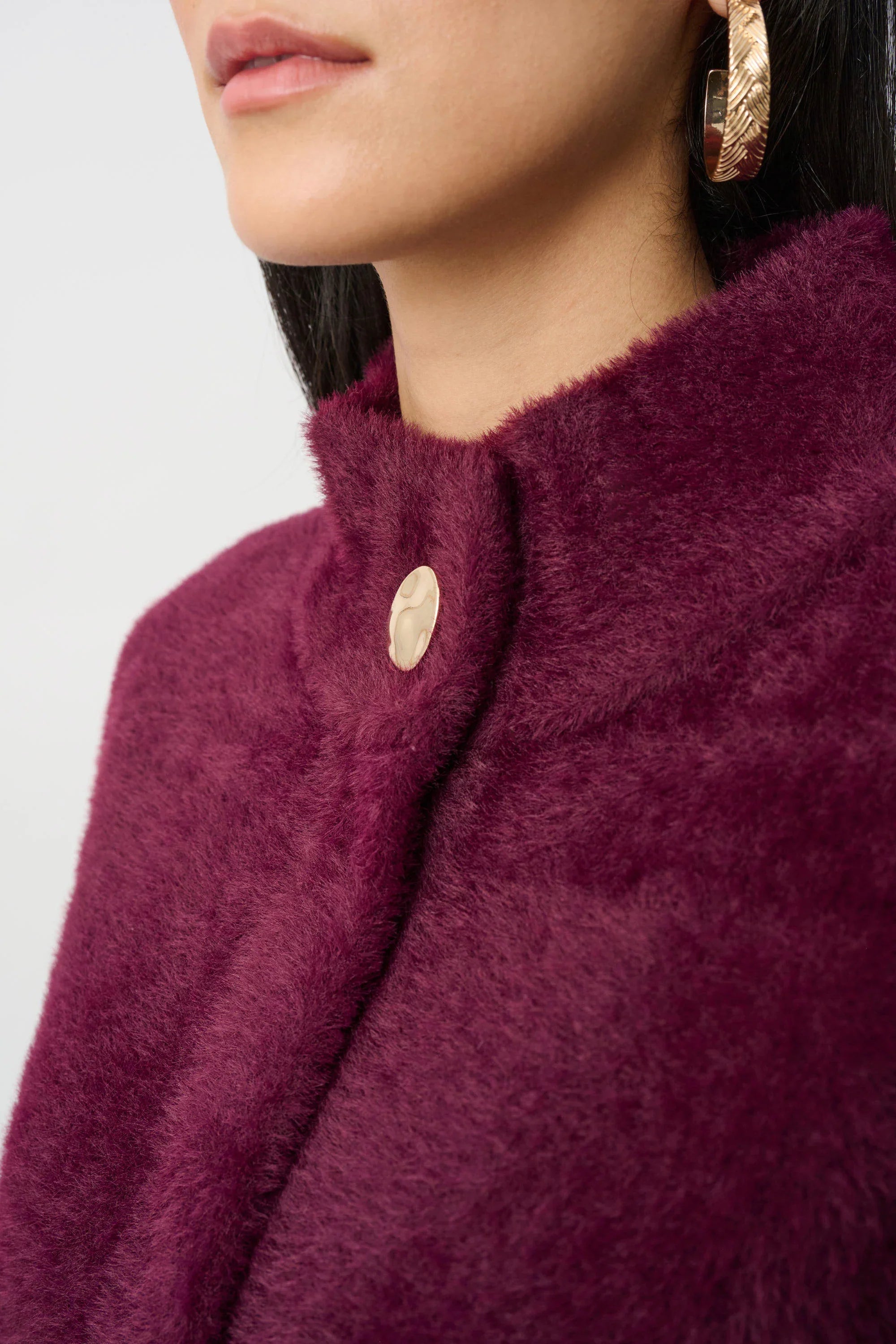 Classic Mock Neck Coat