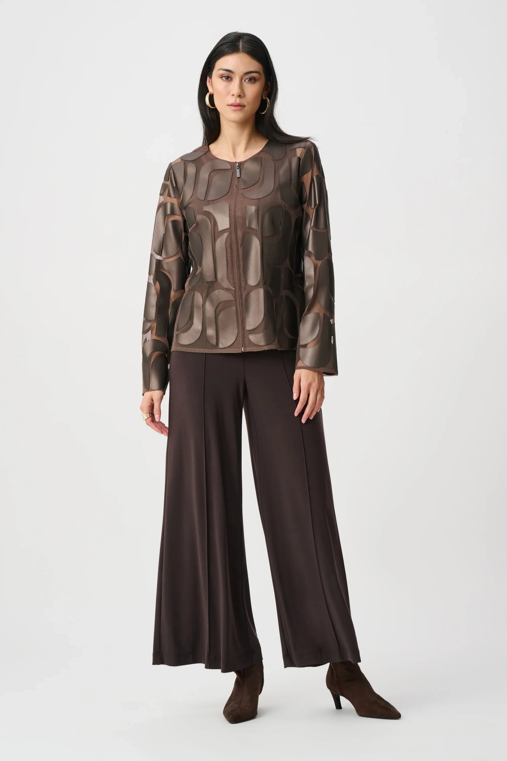 Mesh Embroidered Jacket