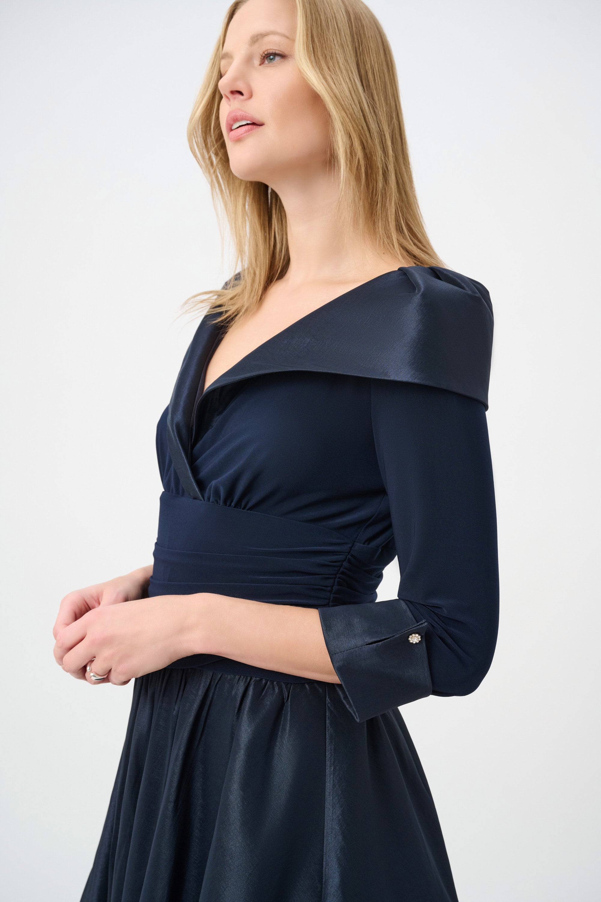 Joseph Ribkoff Classic V-Neck Flare Dress - Style 264723