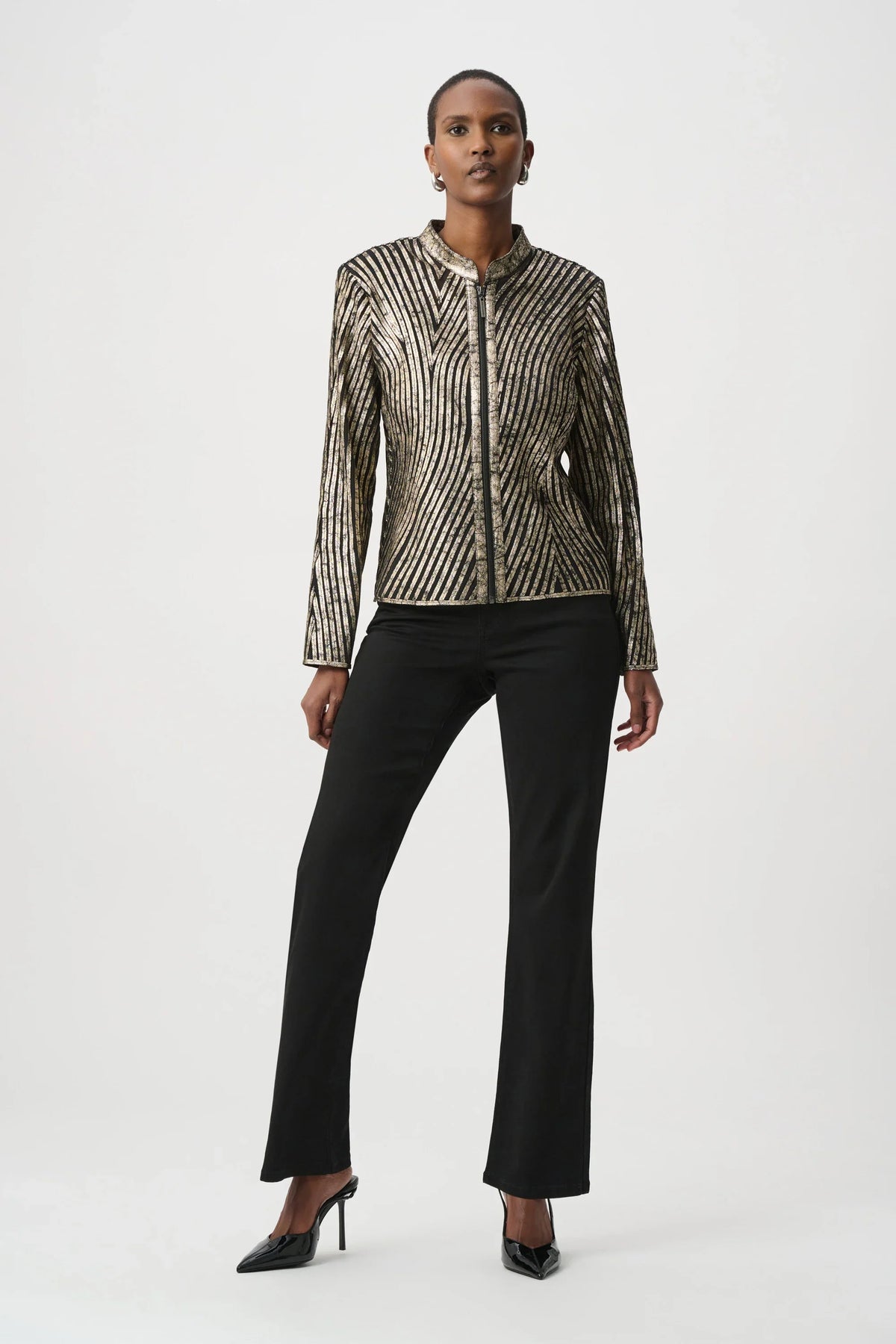 Joseph Ribkoff Classic Metallic Jacket - Style 264908