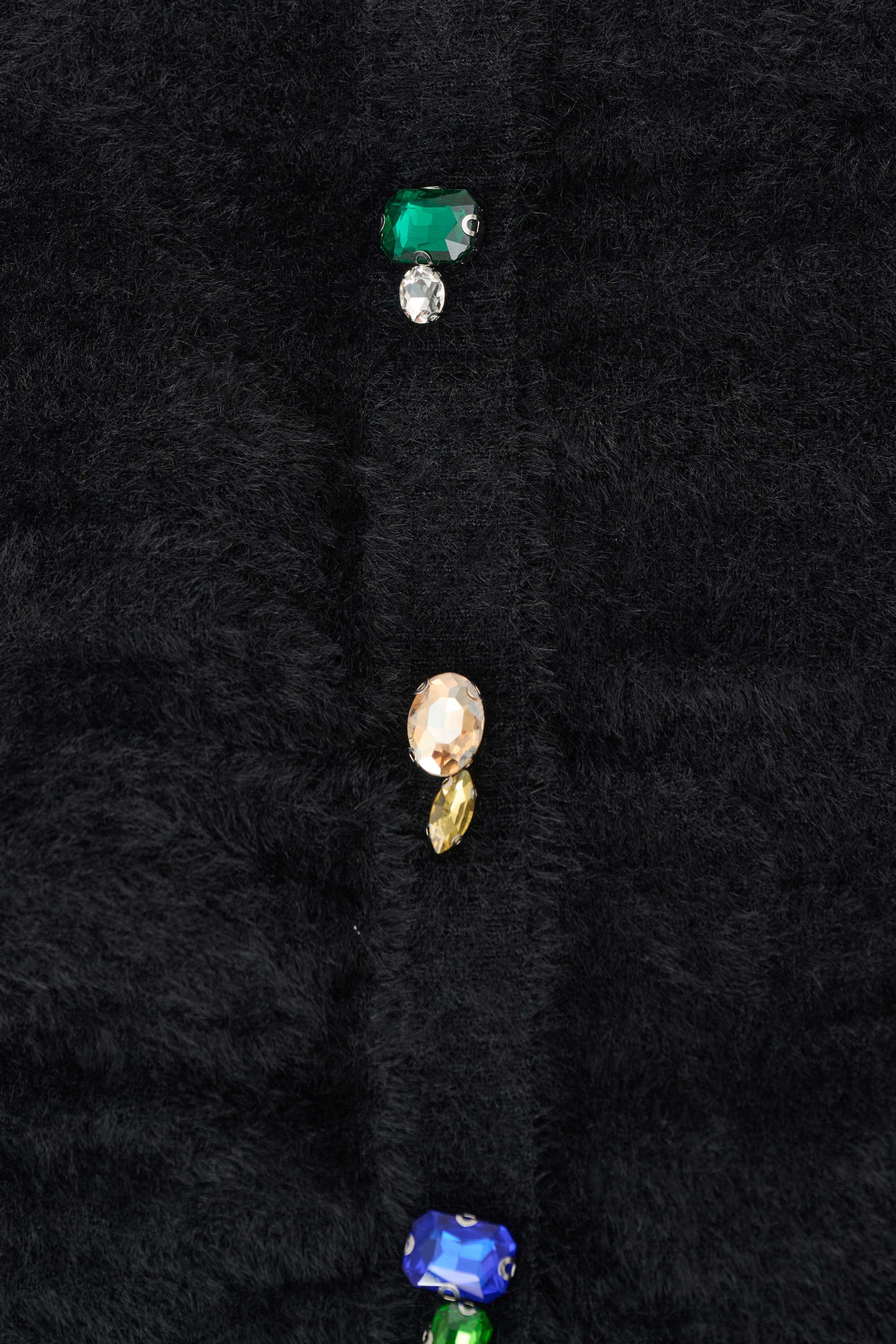 Joseph Ribkoff Bejeweled Crewneck Cardigan - Style 264924