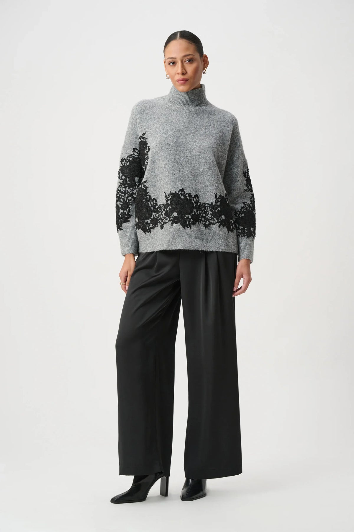 Joseph Ribkoff Classic Mock Neck Sweater - Style 264935