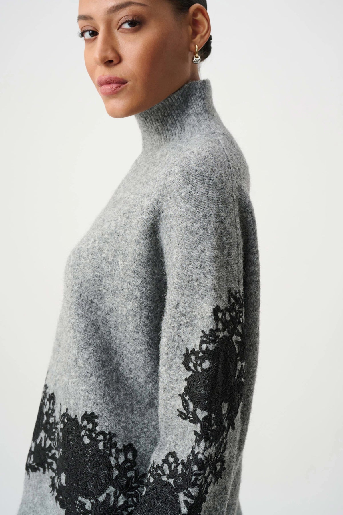 Joseph Ribkoff Classic Mock Neck Sweater - Style 264935