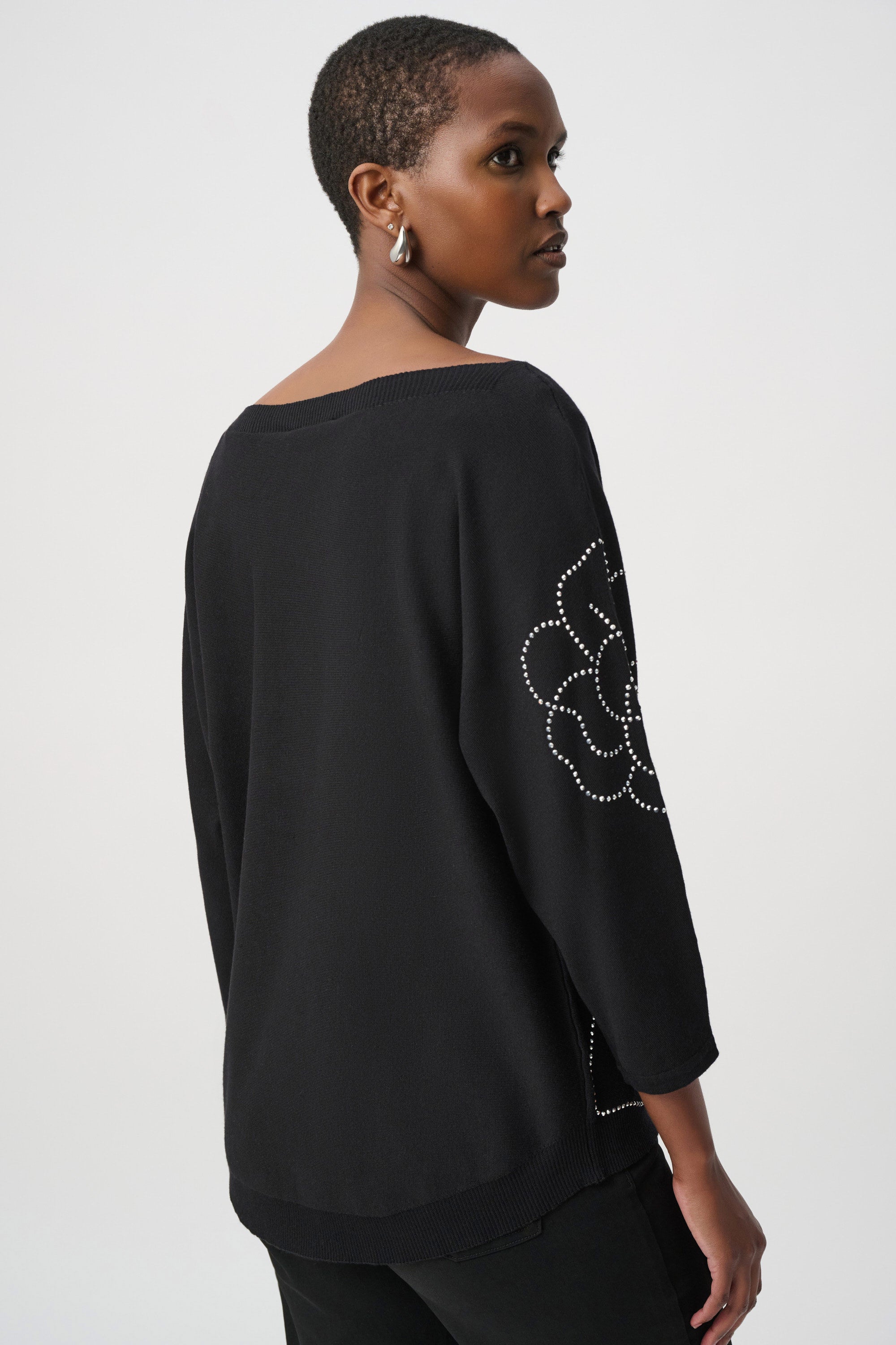 Joseph Ribkoff Pullover With Flowers - Style 264957